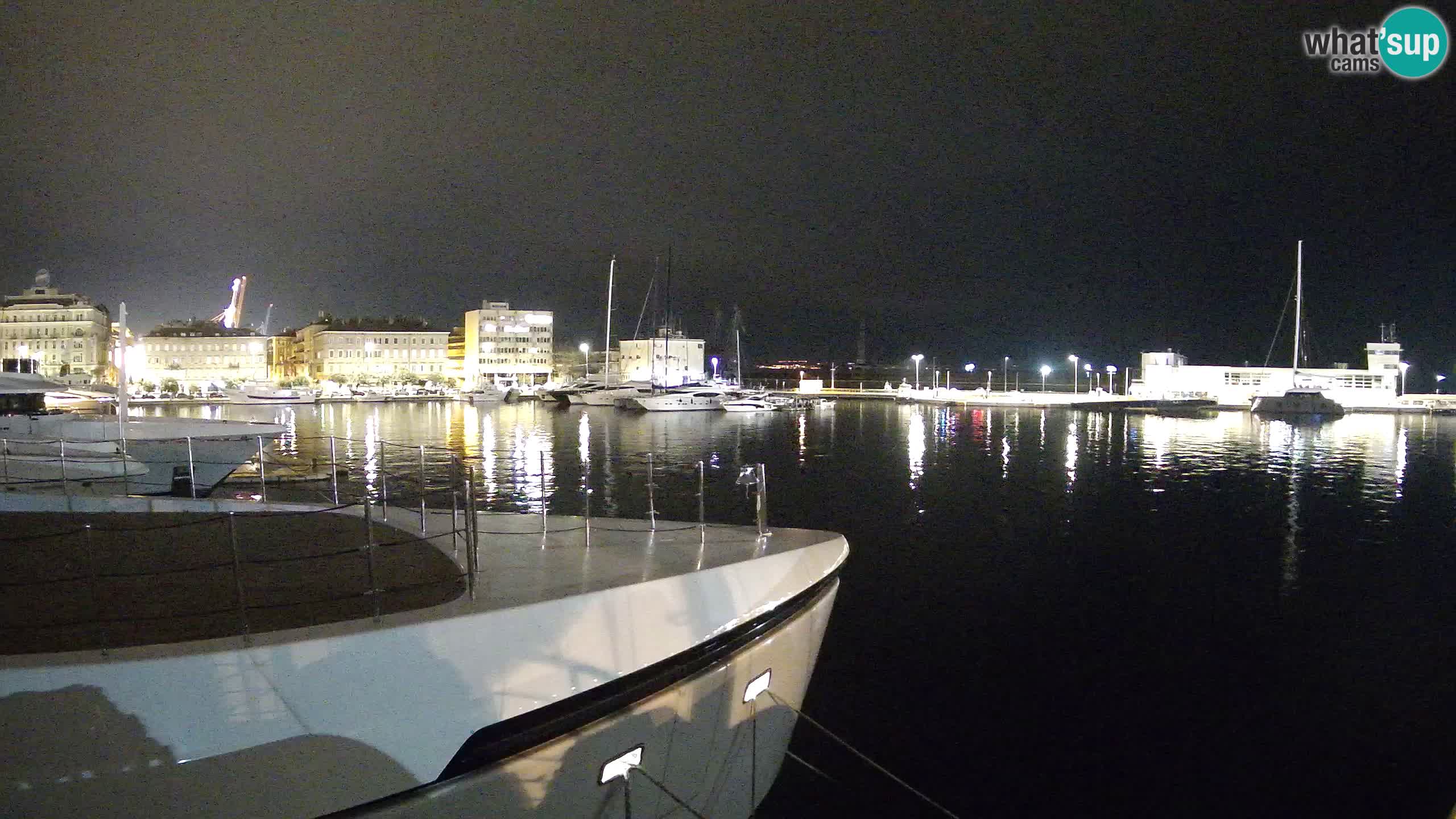 Botel Marina cámara web en vivo Rijeka