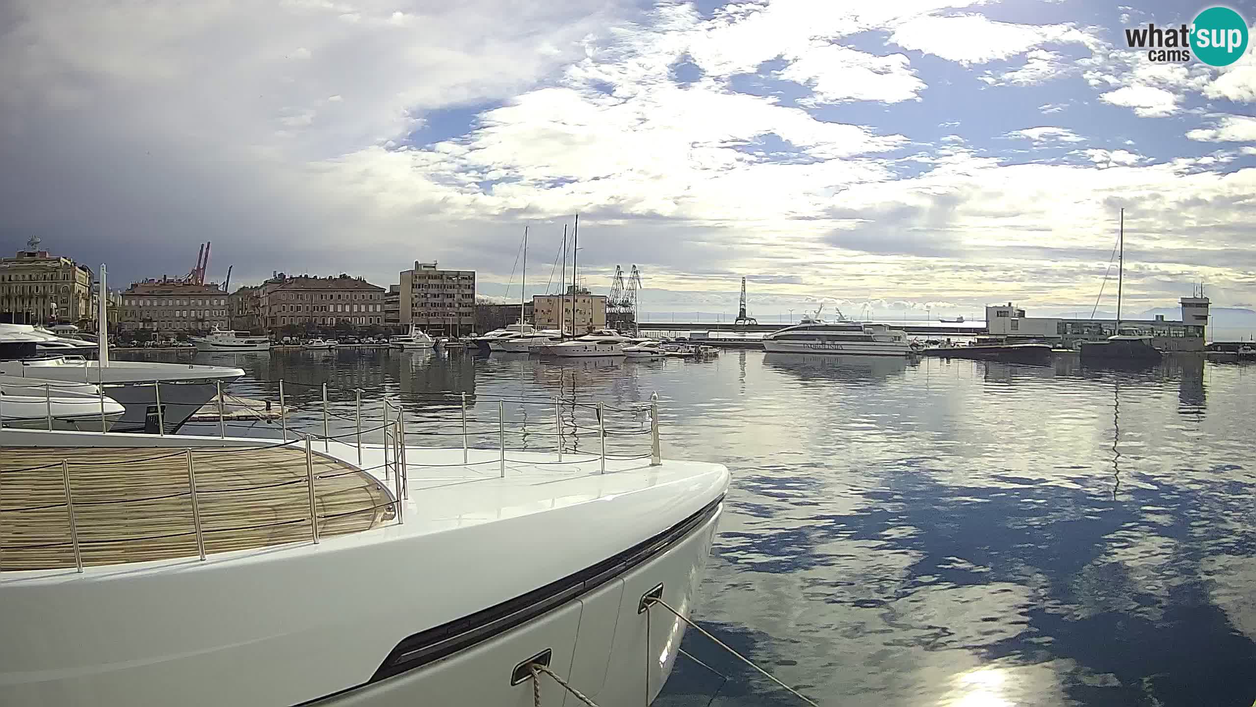 Rijeka – Botel Marina web kamera