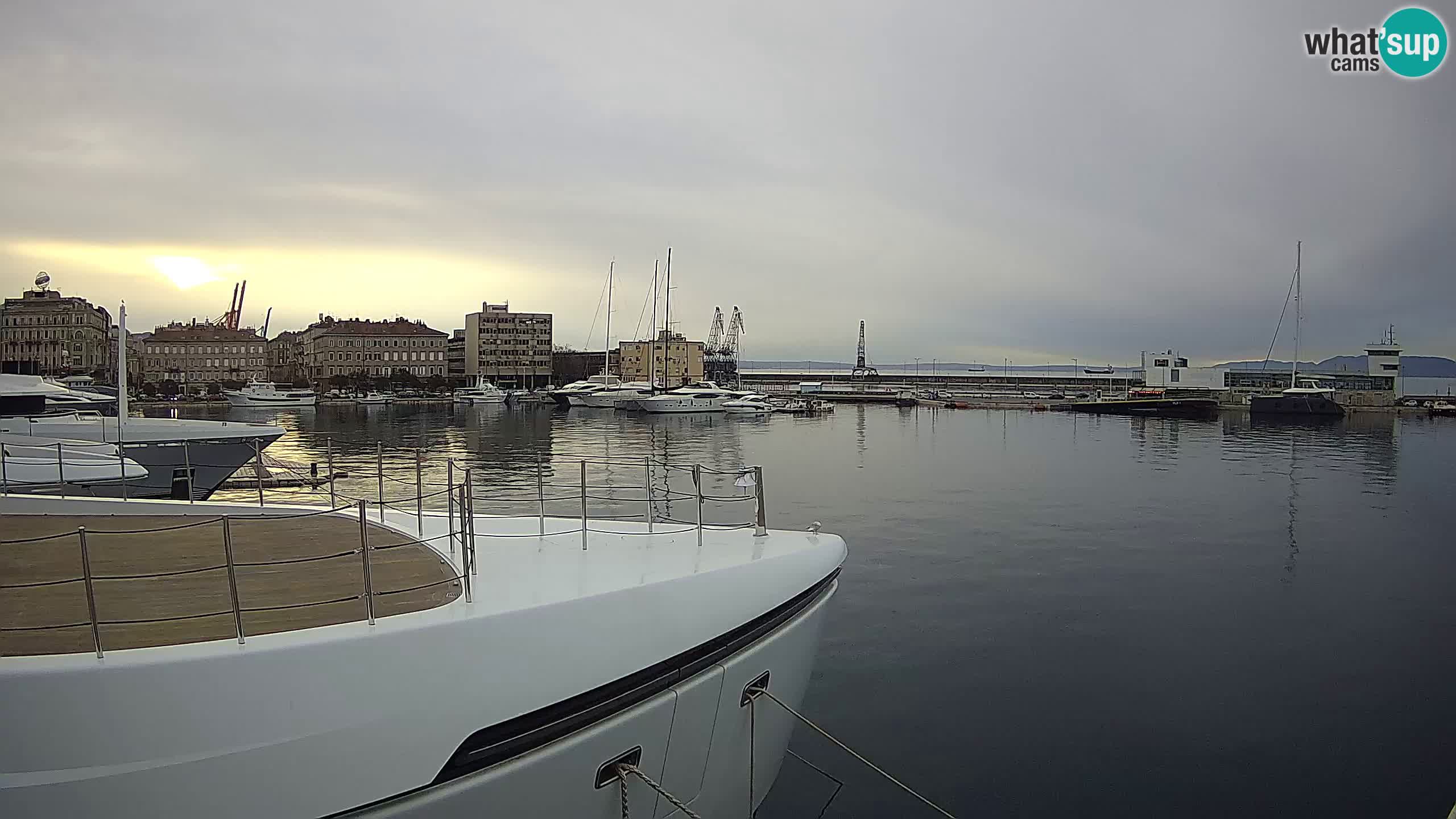 Rijeka – Botel Marina webcam en direct