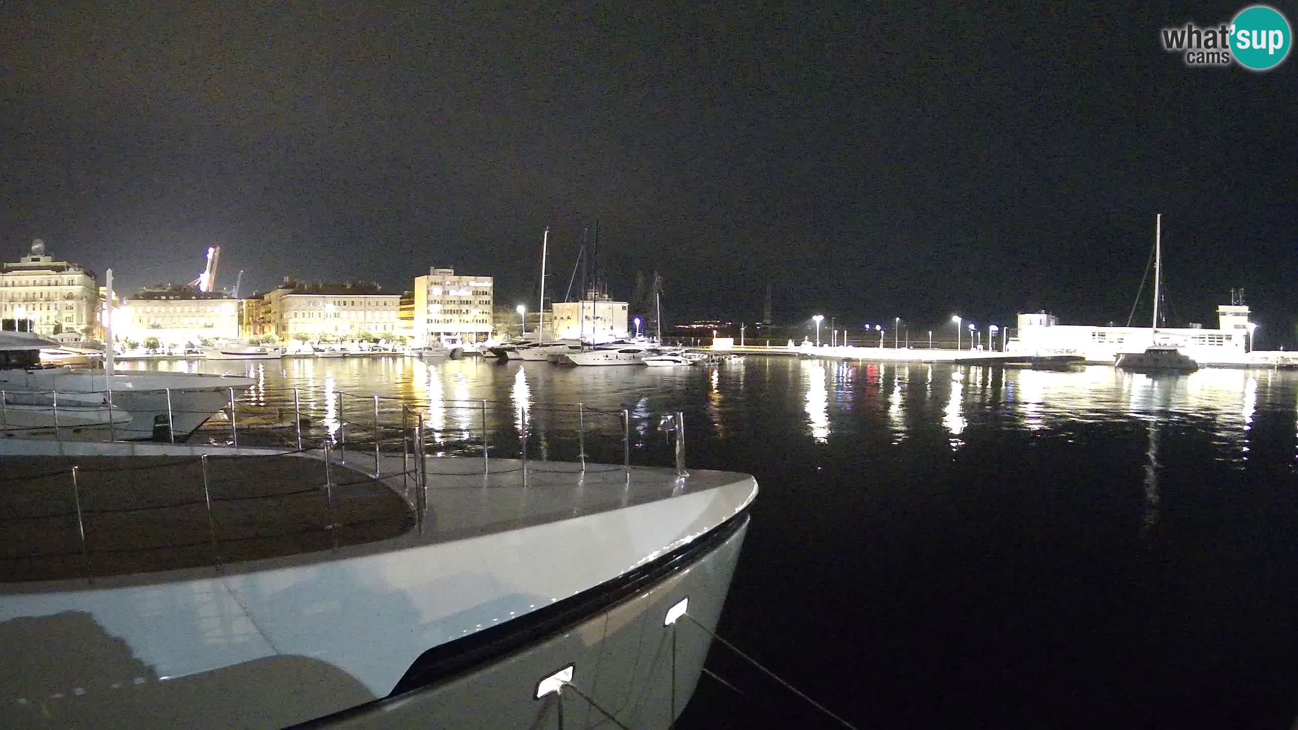 Botel Marina cámara web en vivo Rijeka