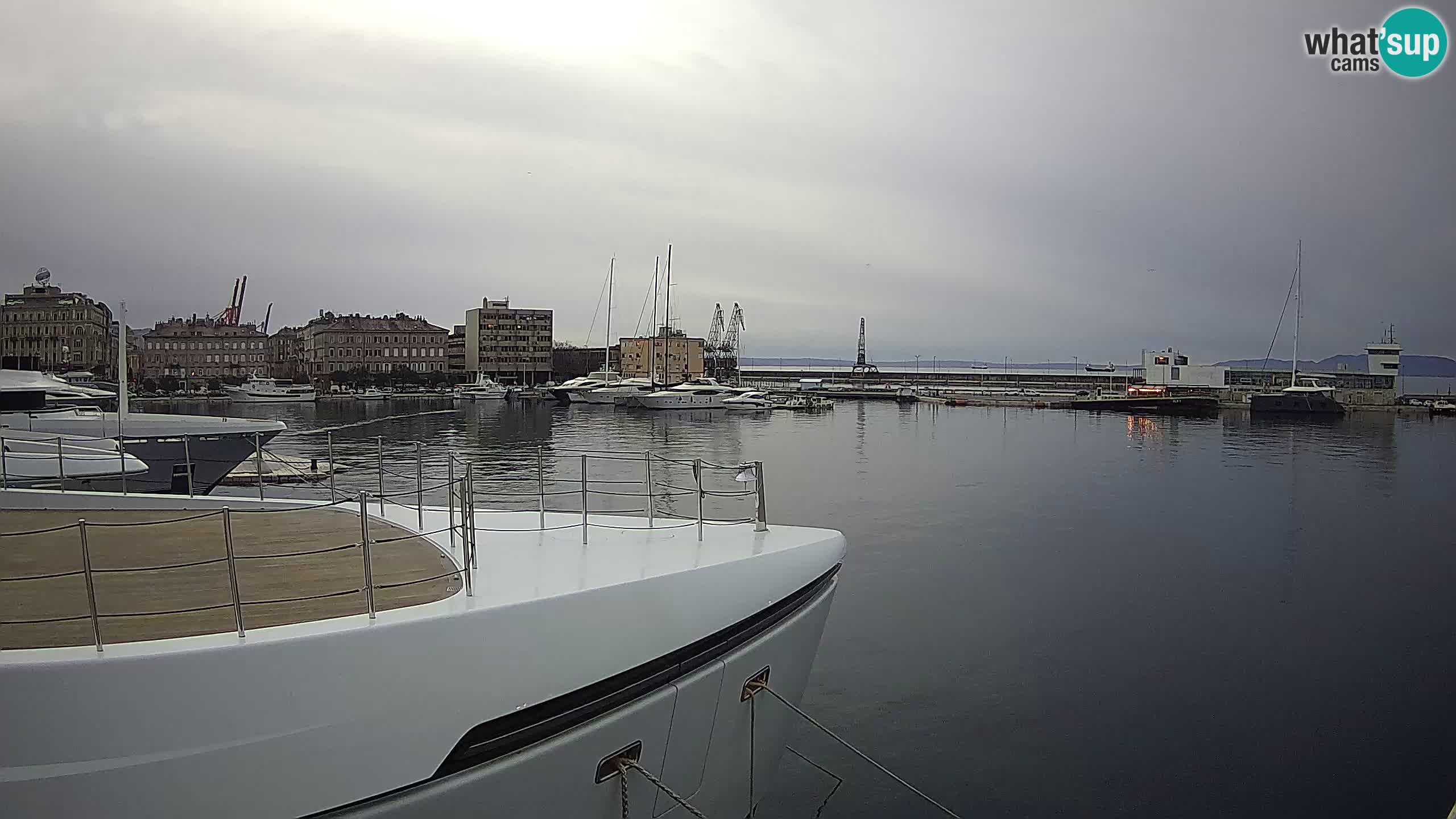 Rijeka – Botel Marina web kamera