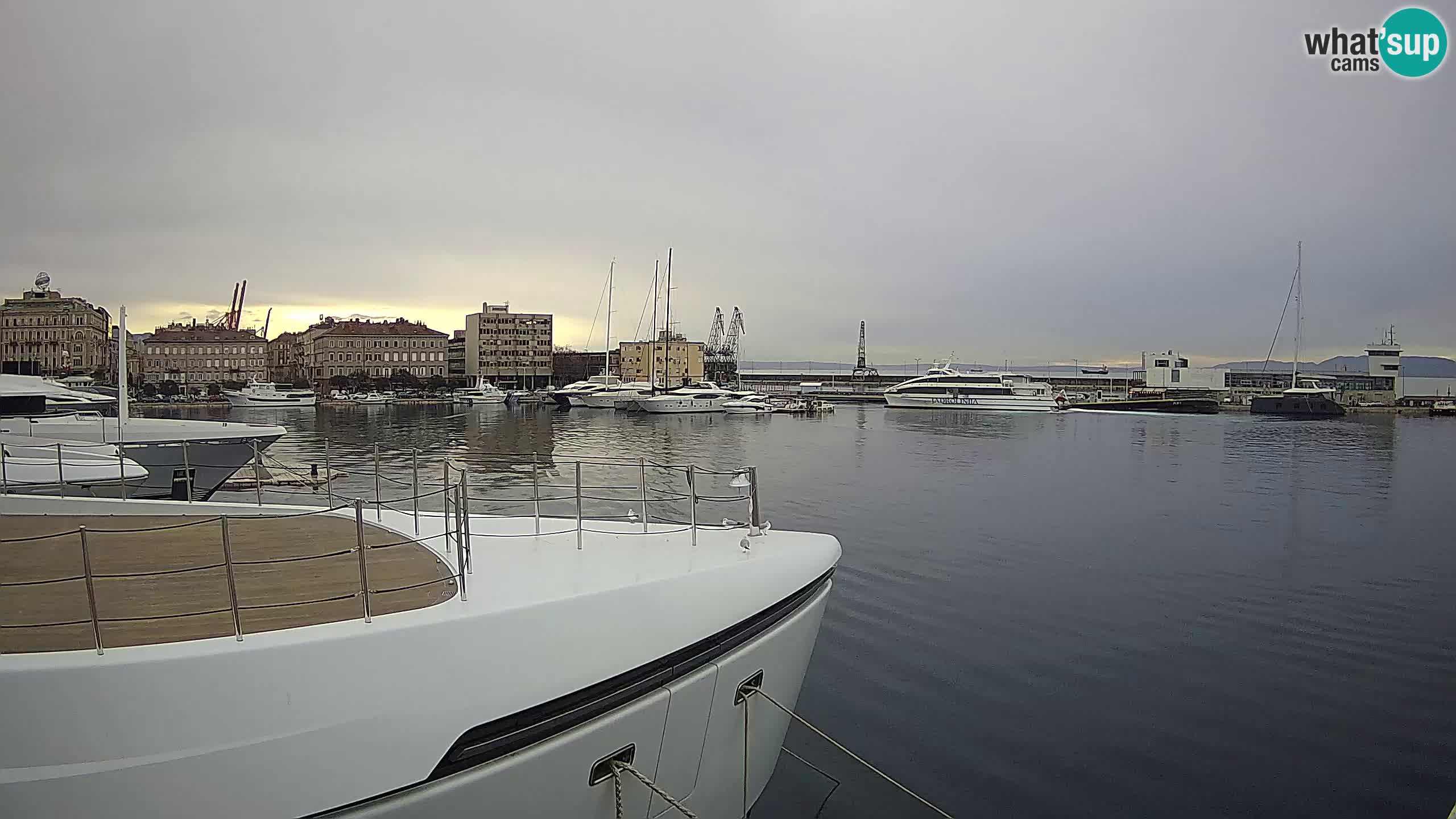 Rijeka – Botel Marina web kamera