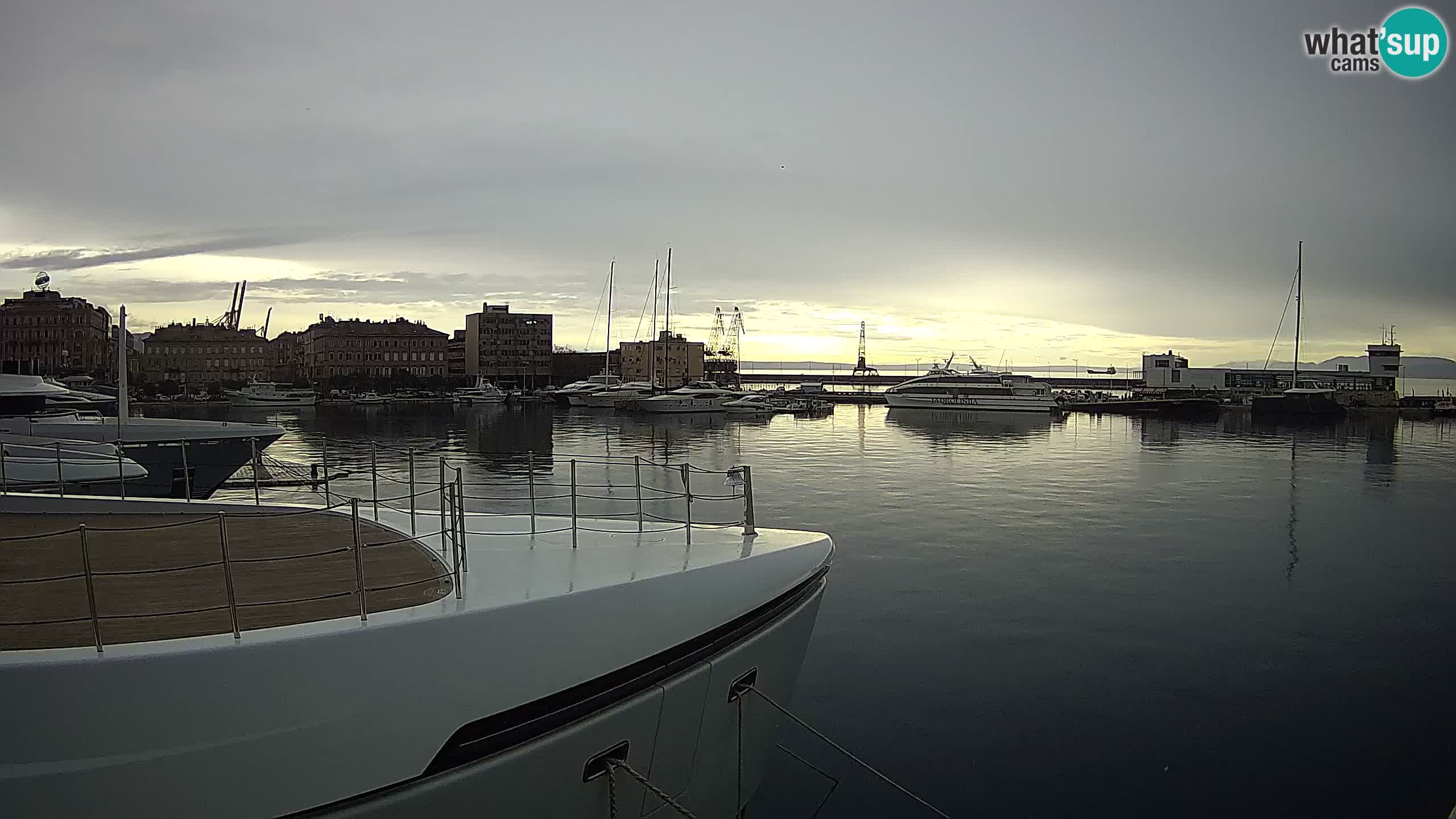 Rijeka – Botel Marina web kamera