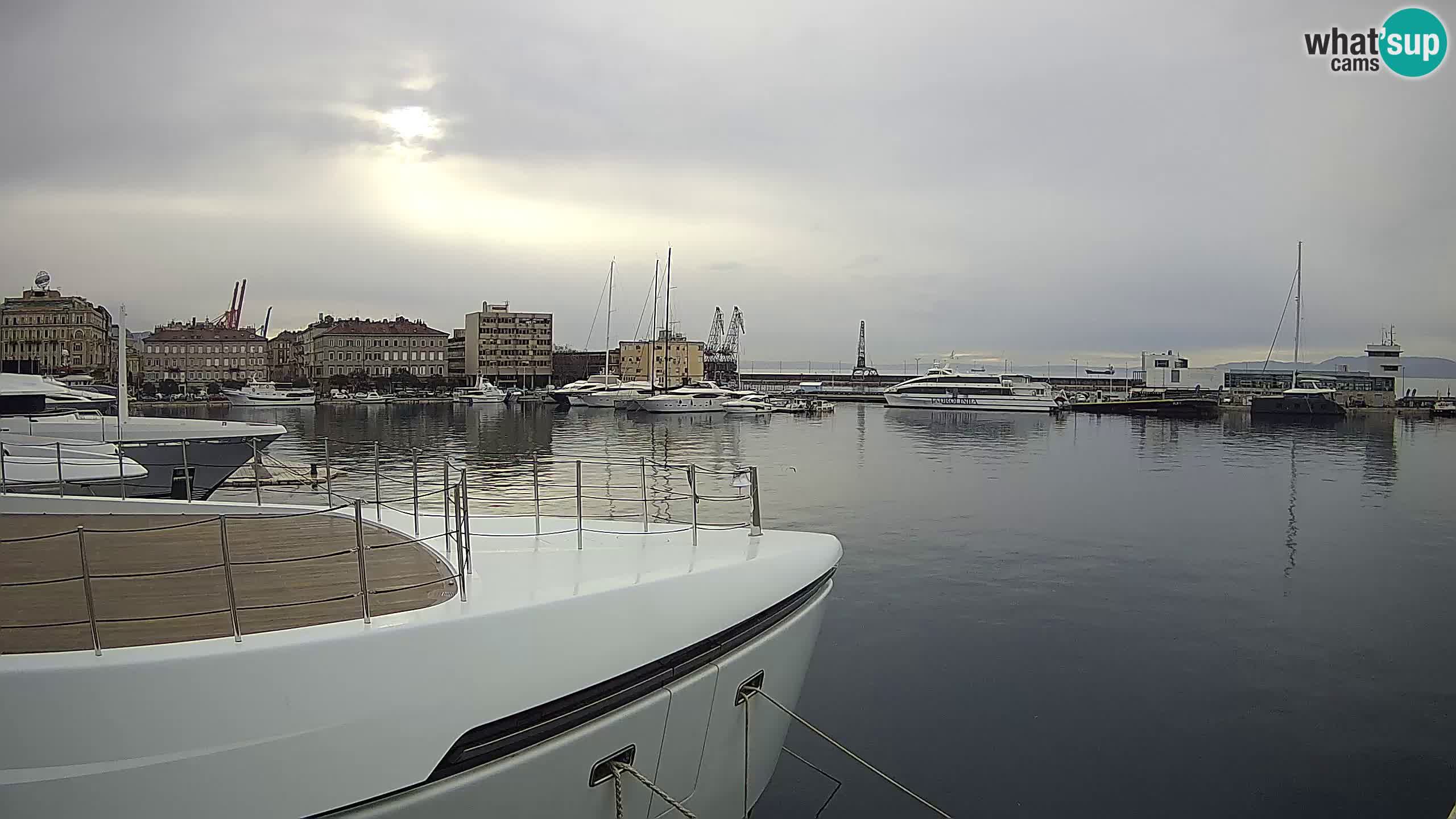 Botel Marina cámara web en vivo Rijeka