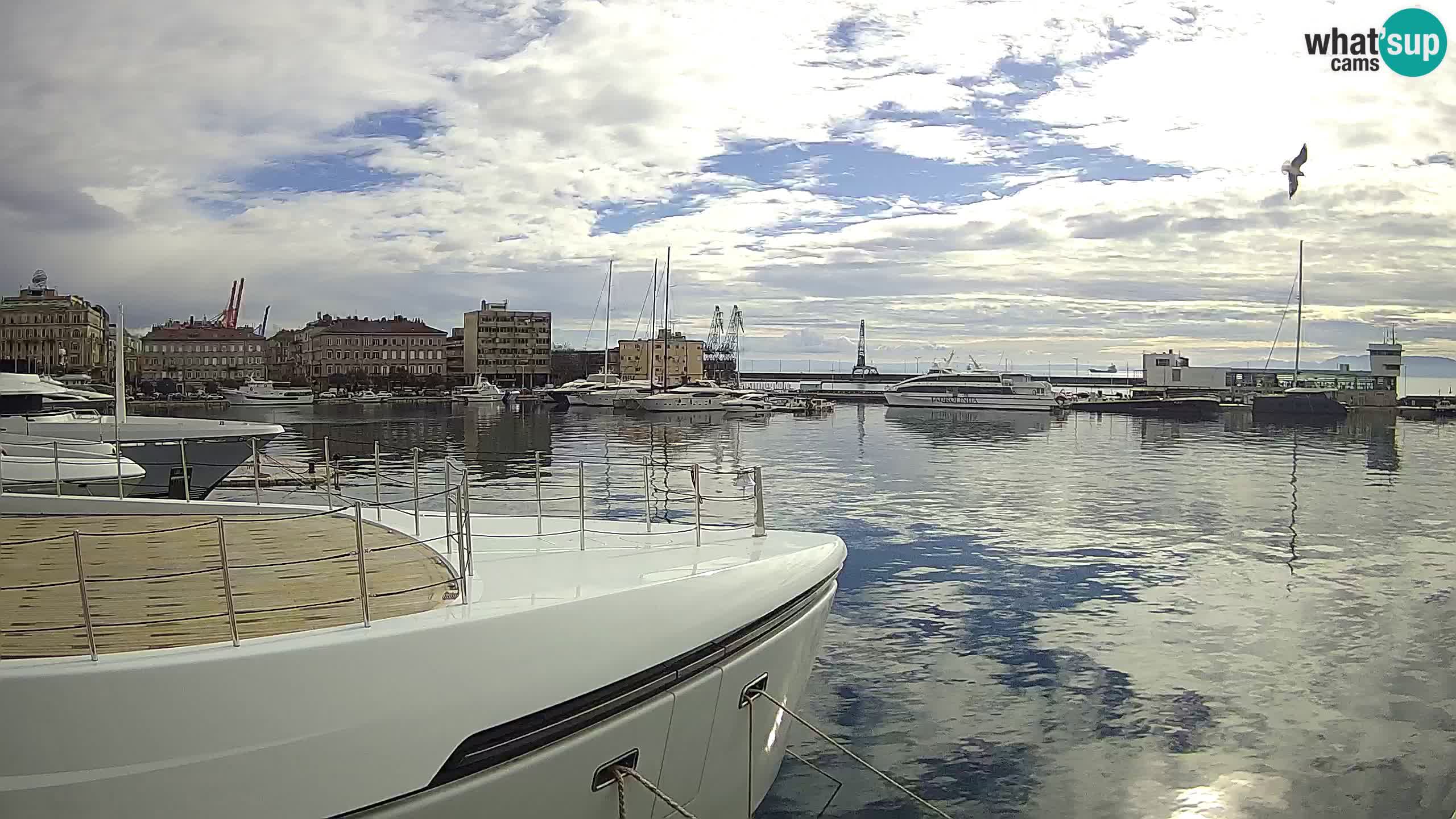 Rijeka – Botel Marina web kamera
