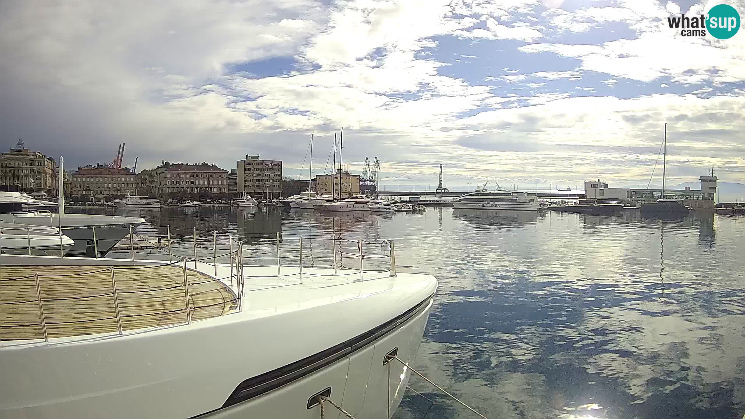 Rijeka – Botel Marina web kamera
