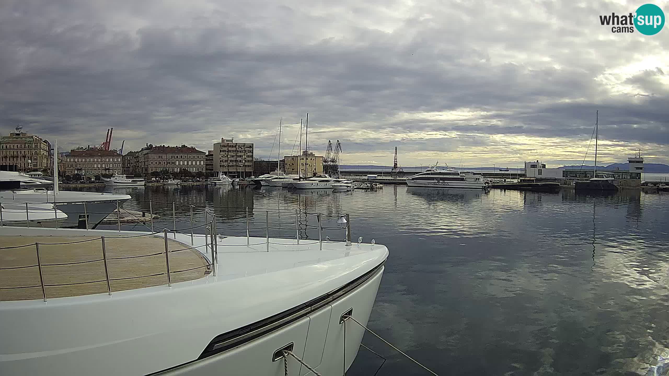 Rijeka – Botel Marina webcam en direct