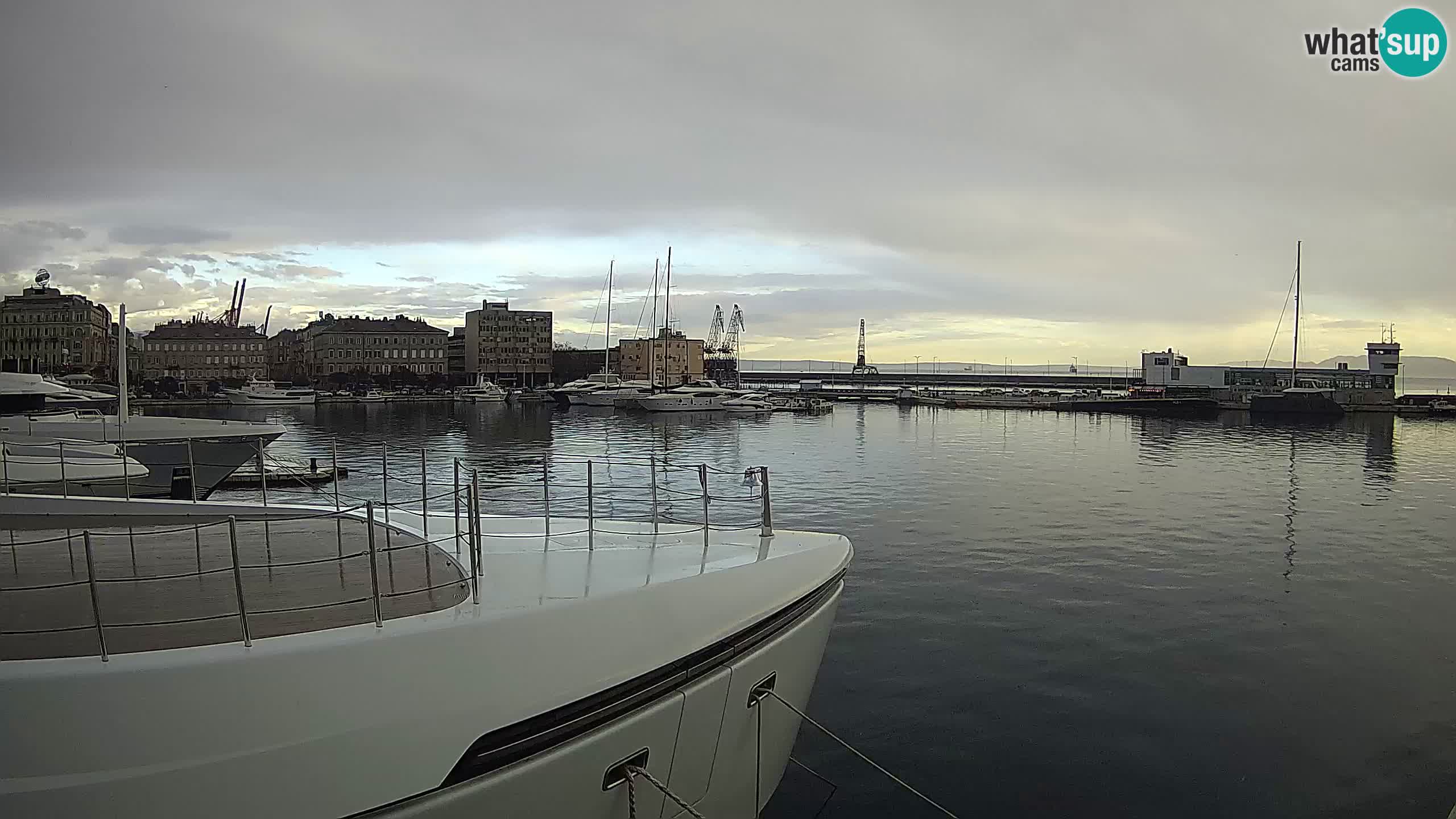 Rijeka – Botel Marina web kamera
