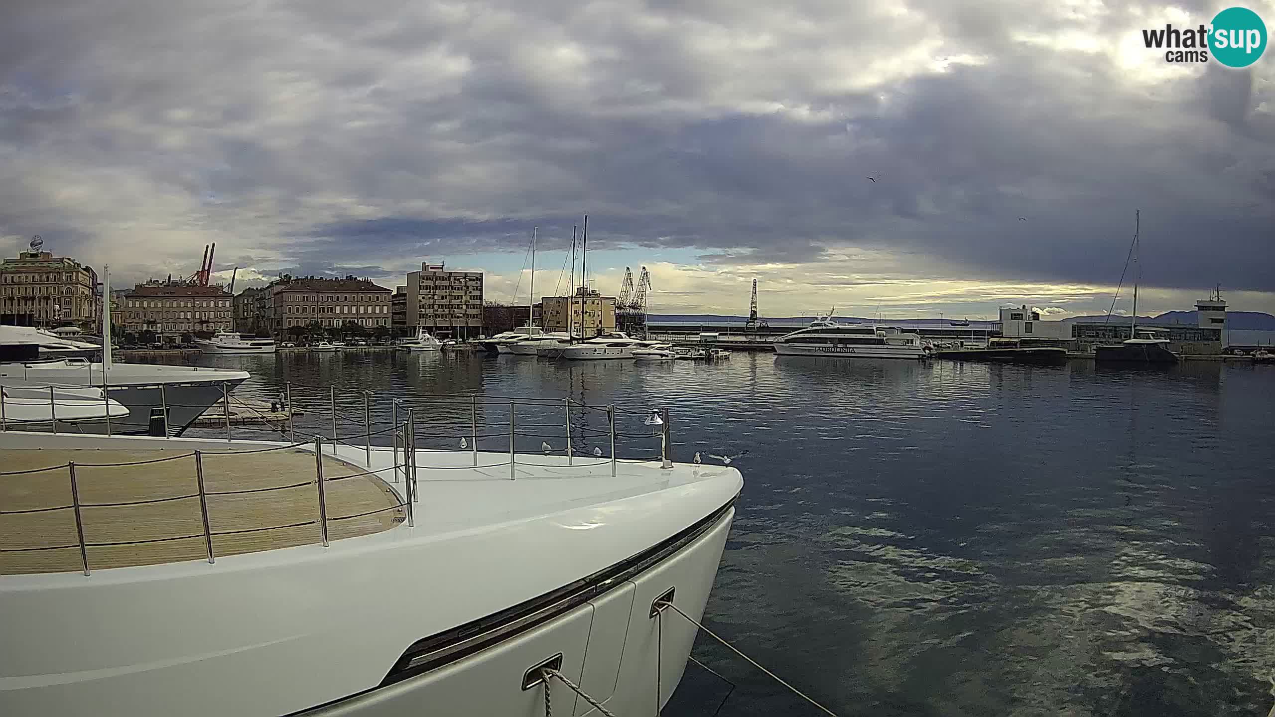 Rijeka – Botel Marina web kamera