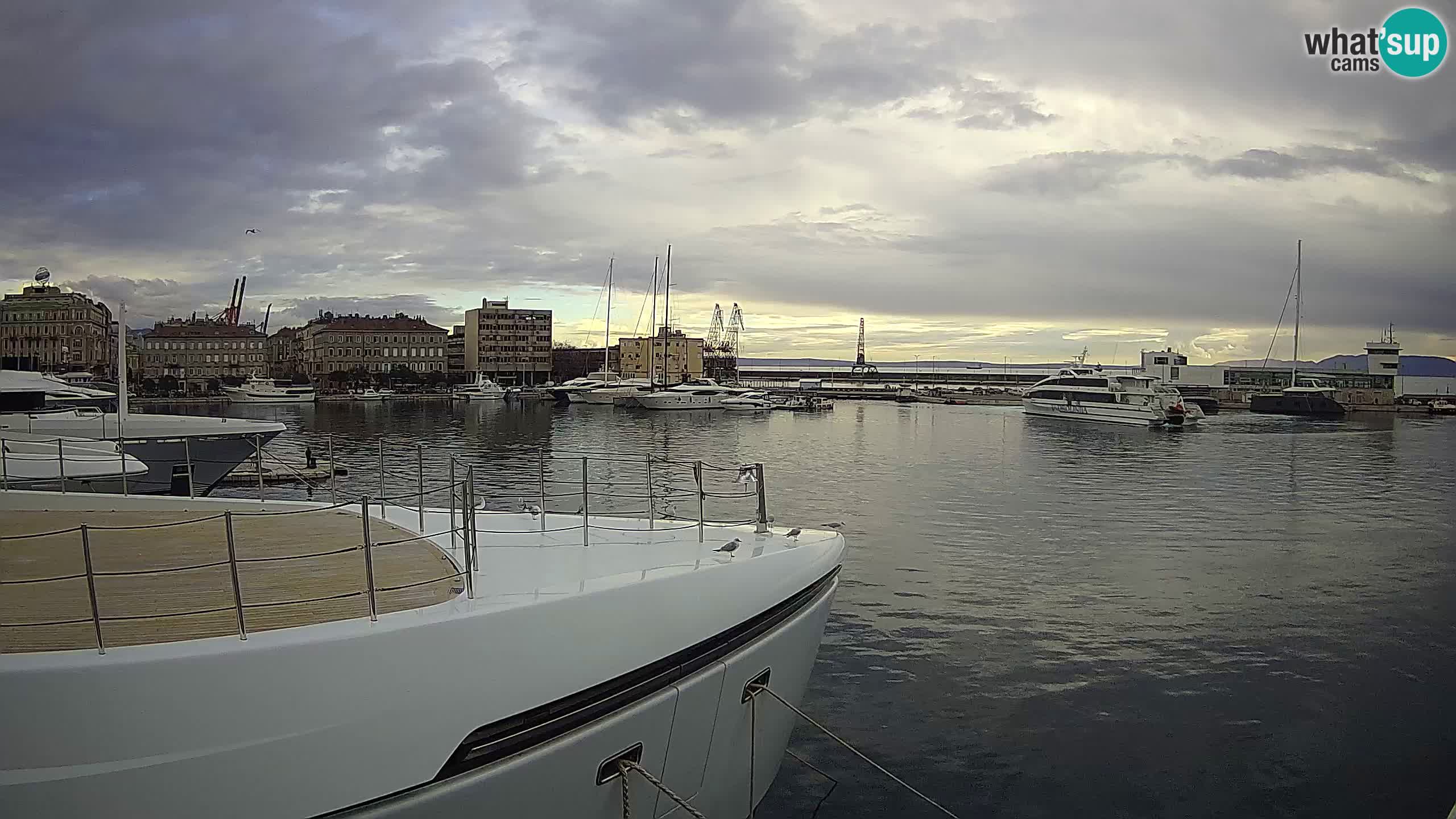 Rijeka – Botel Marina web kamera
