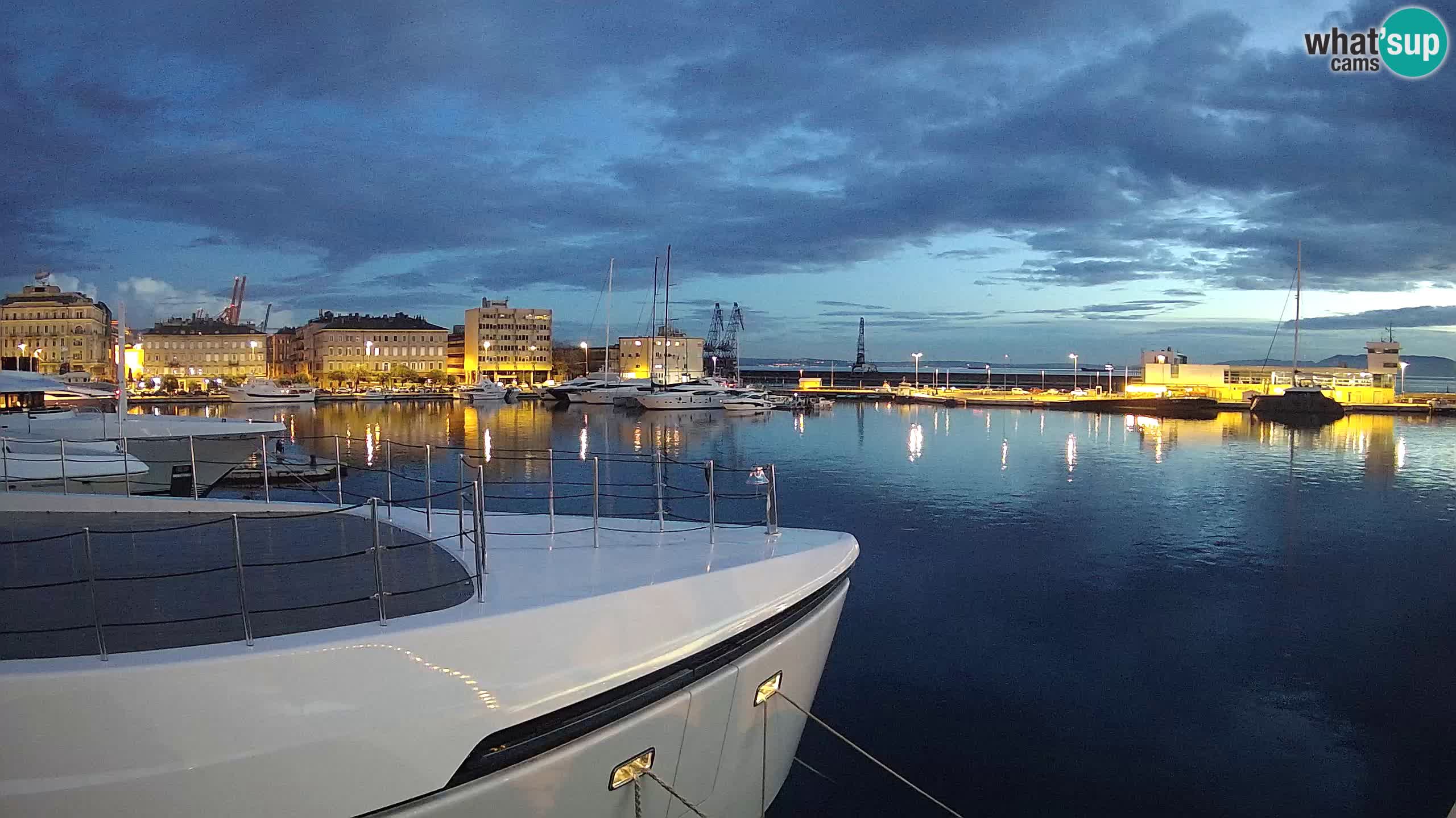 Rijeka – Botel Marina webcam en direct