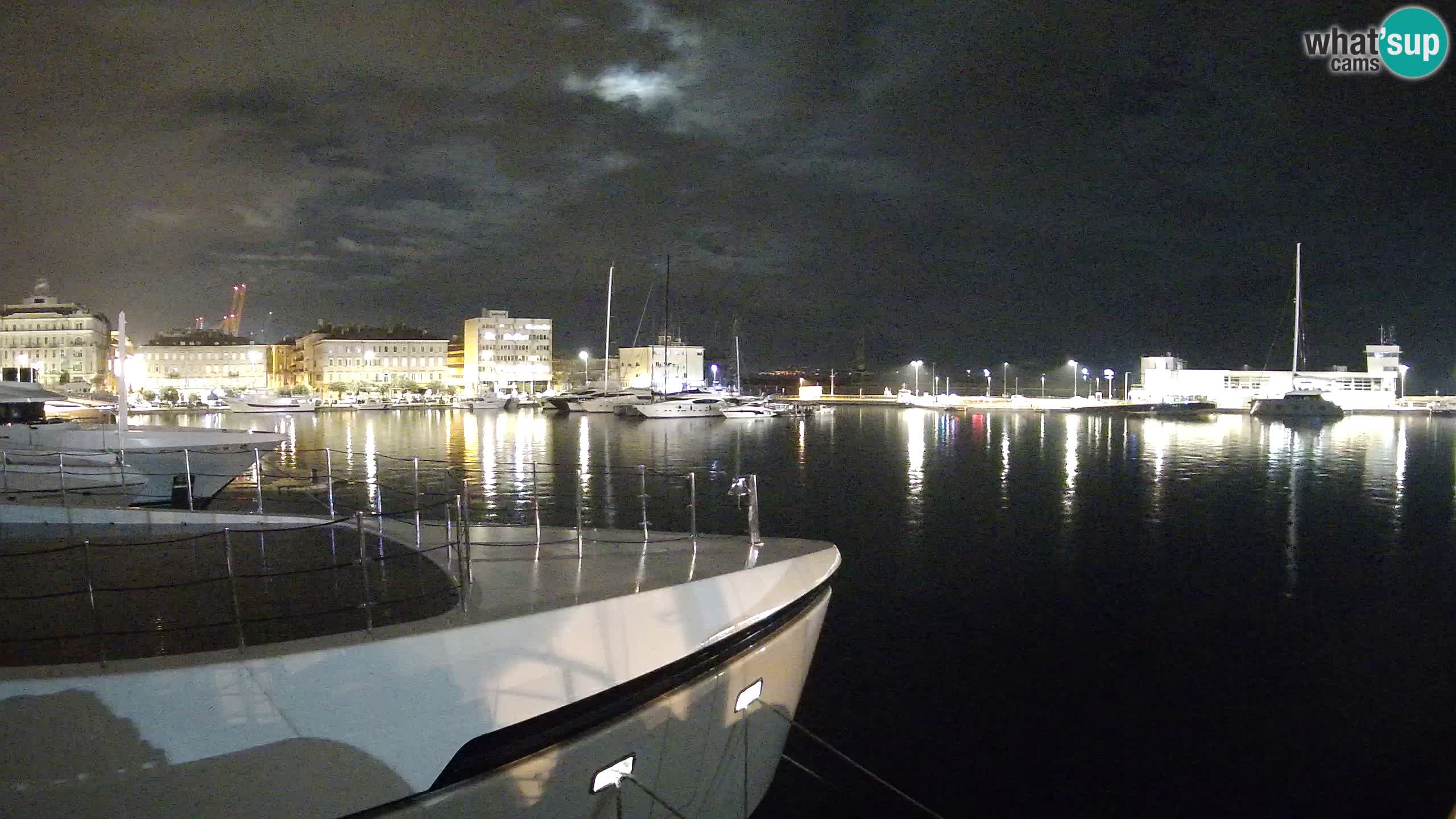 Botel Marina cámara web en vivo Rijeka