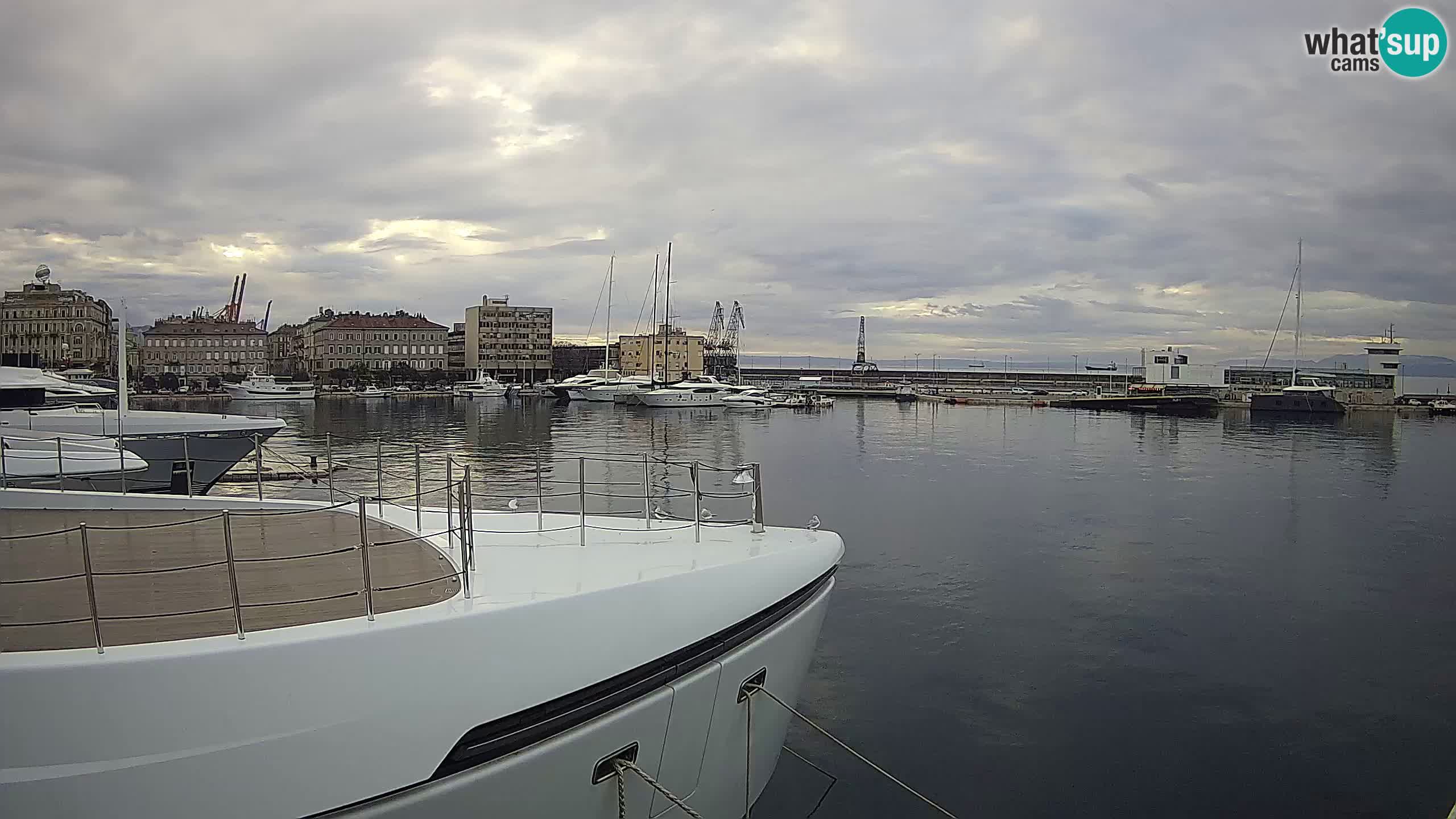 Rijeka – Botel Marina webcam en direct