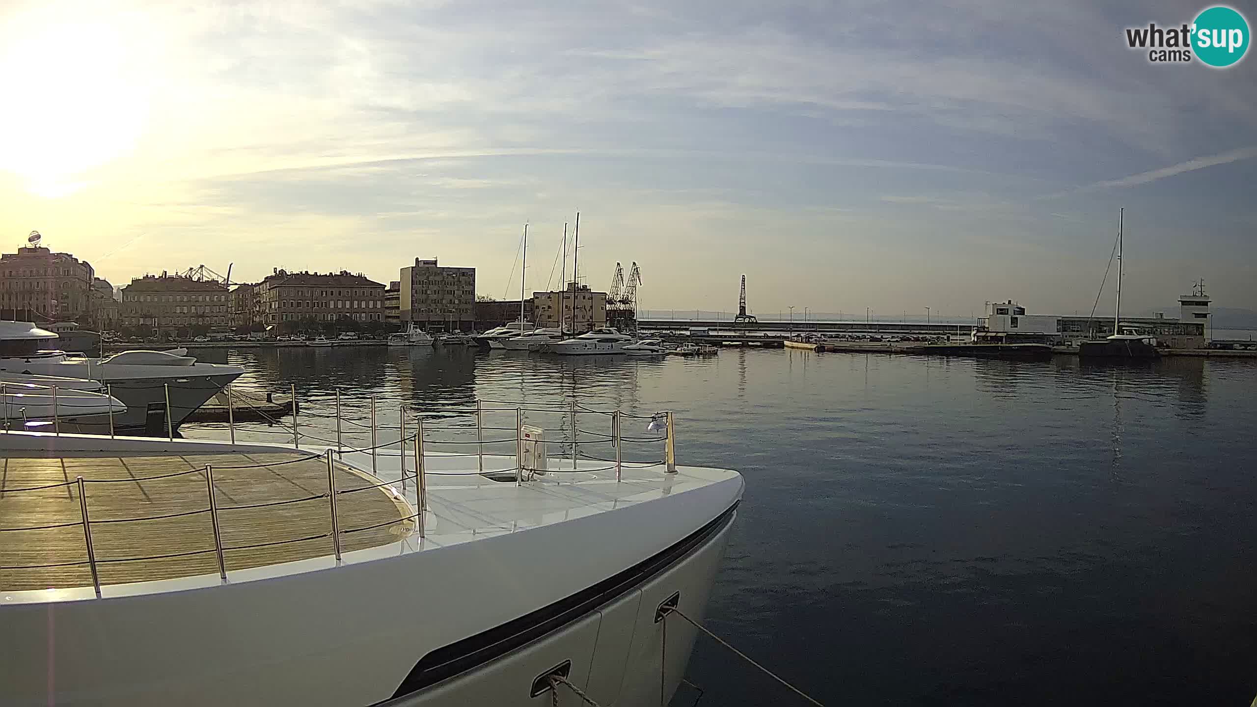 Reka – Botel Marina spletna kamera