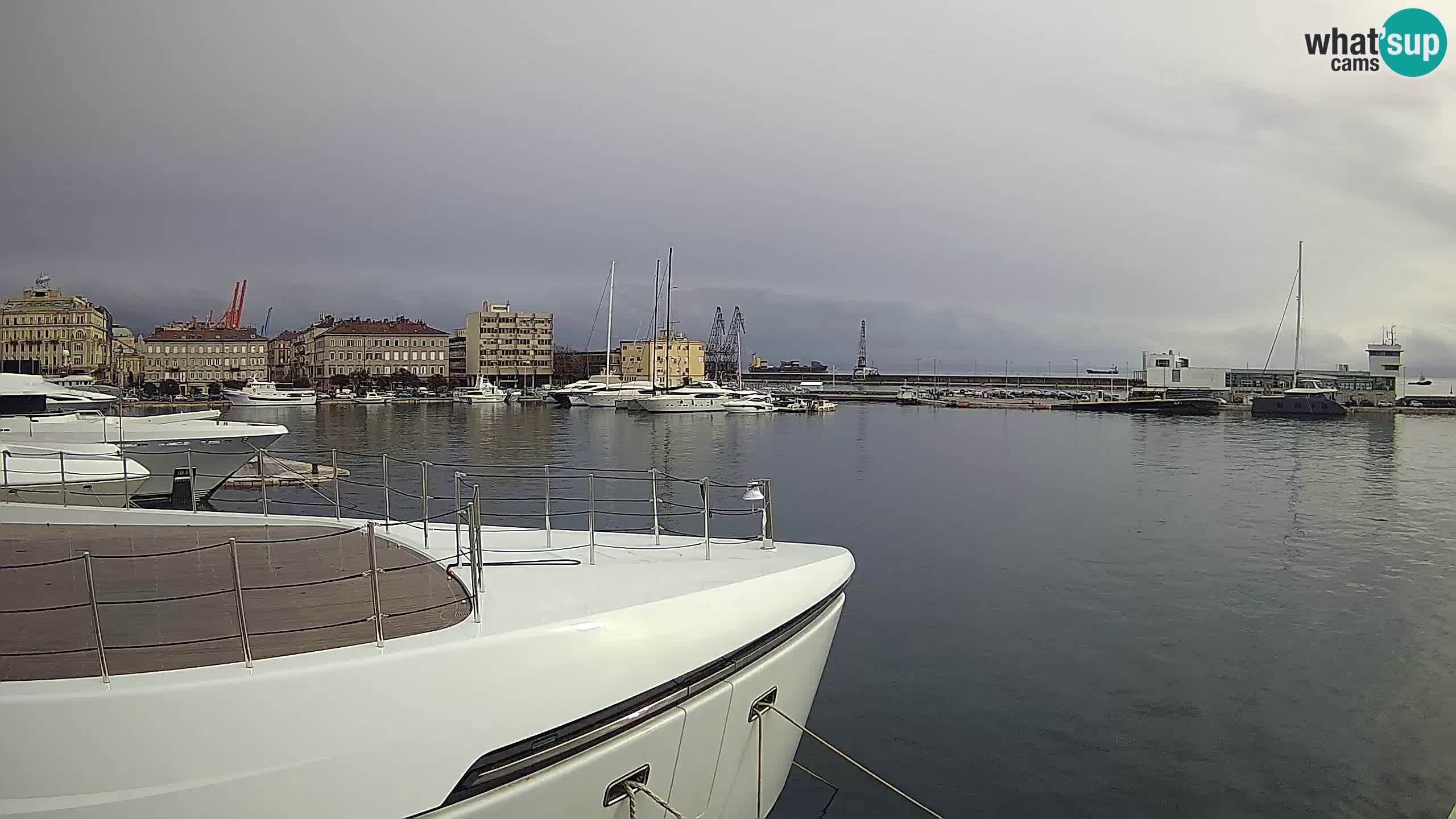Botel Marina cámara web en vivo Rijeka