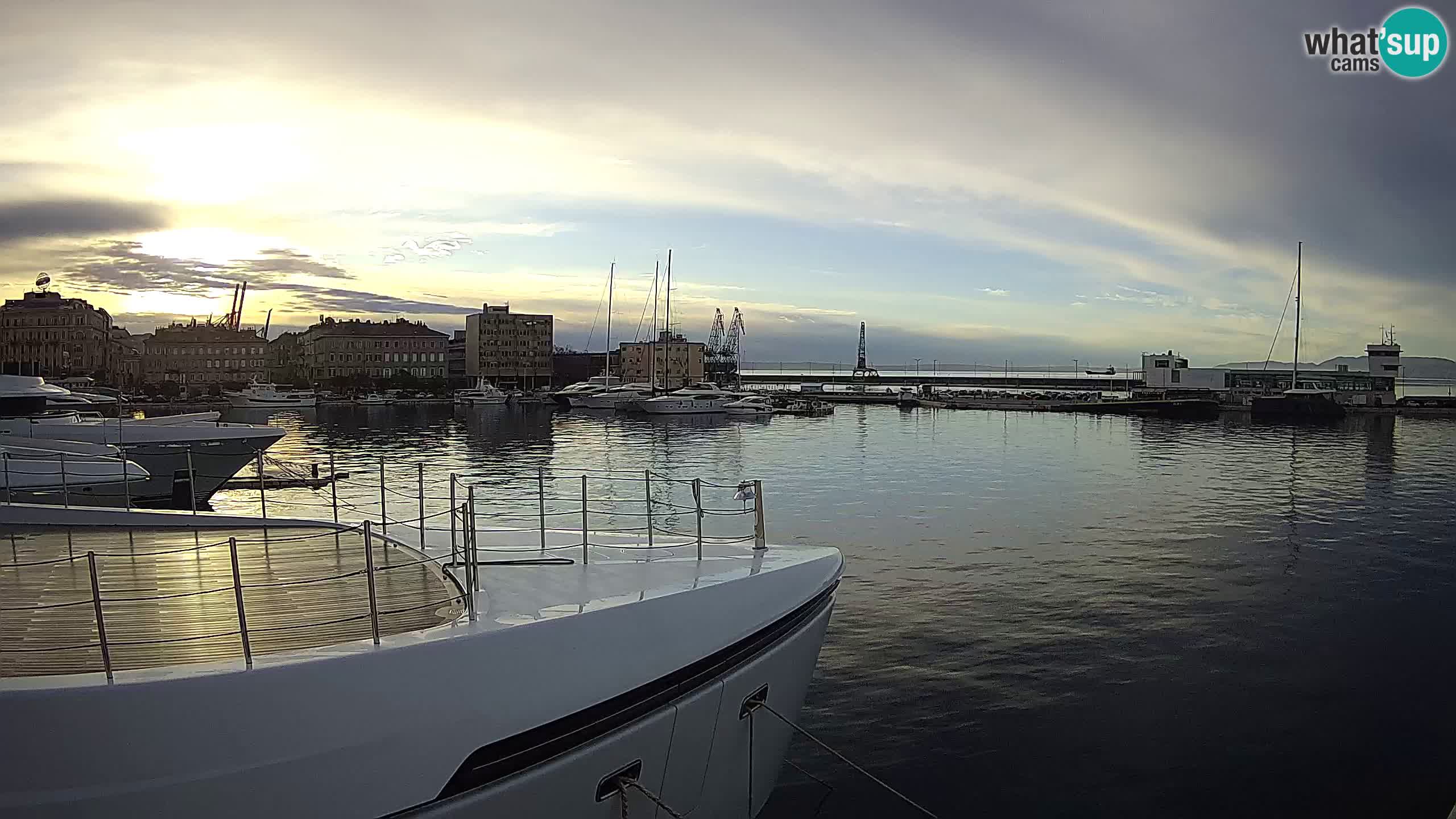 Rijeka – Botel Marina webcam en direct