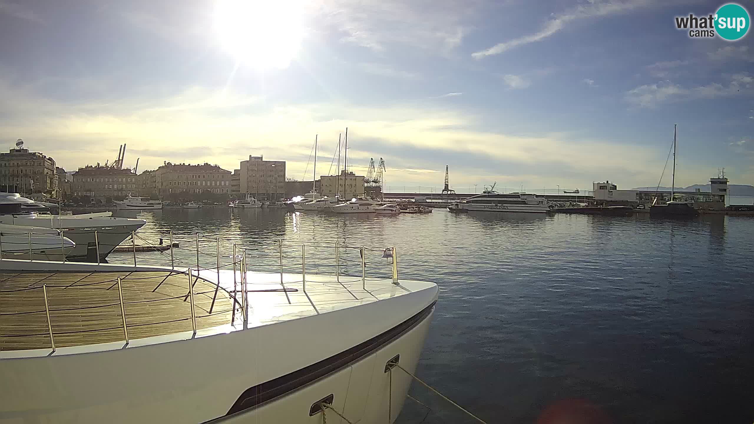 Rijeka – Botel Marina webcam en direct