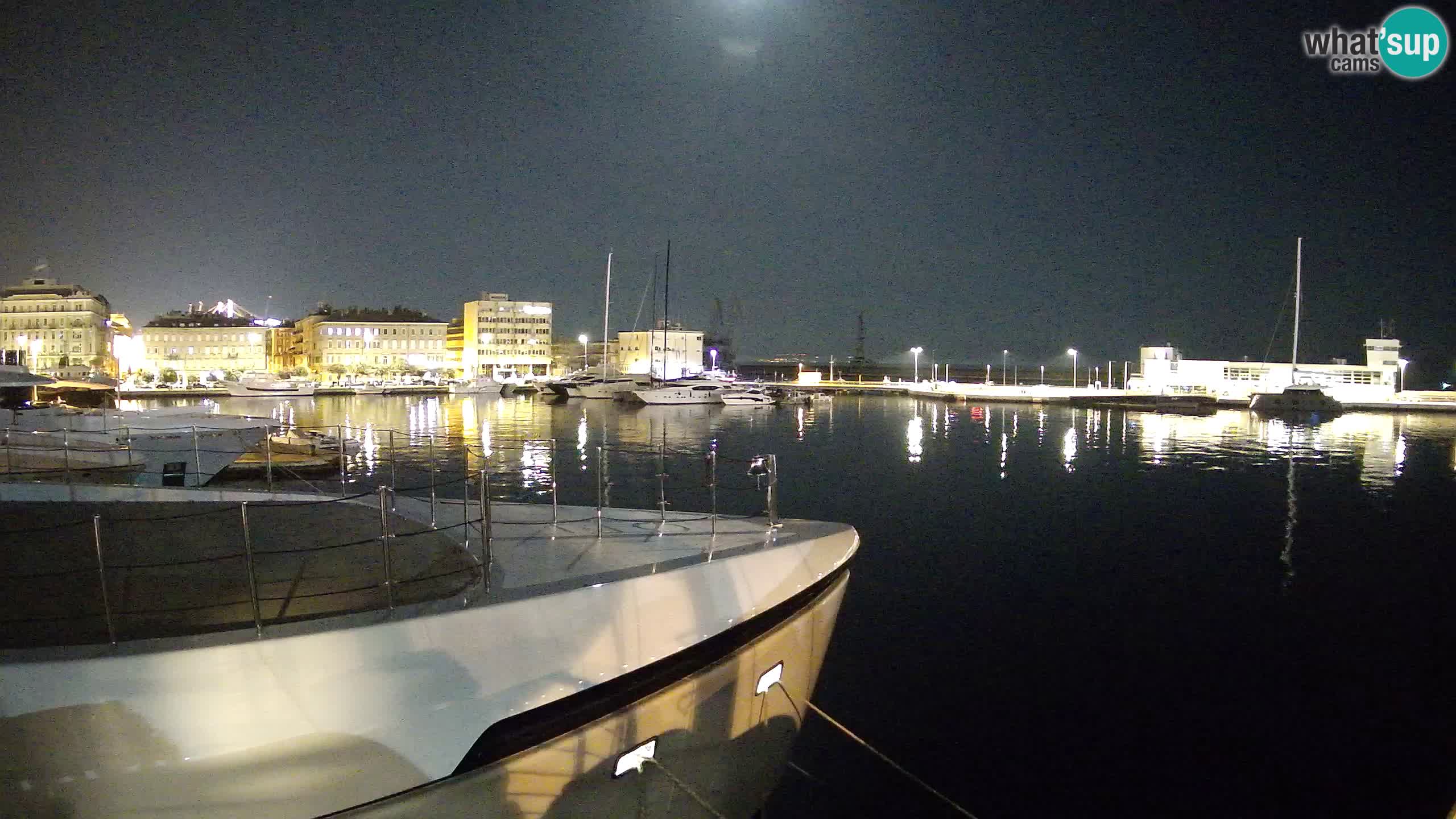 Botel Marina cámara web en vivo Rijeka