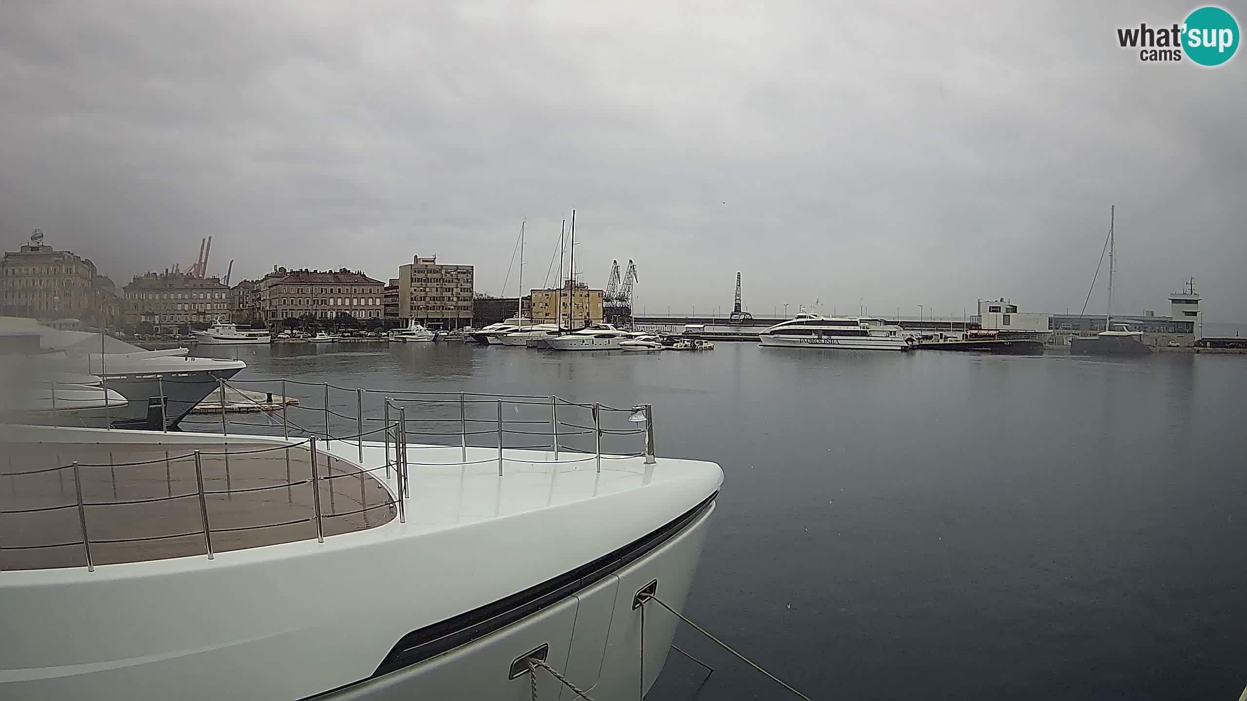Botel Marina cámara web en vivo Rijeka