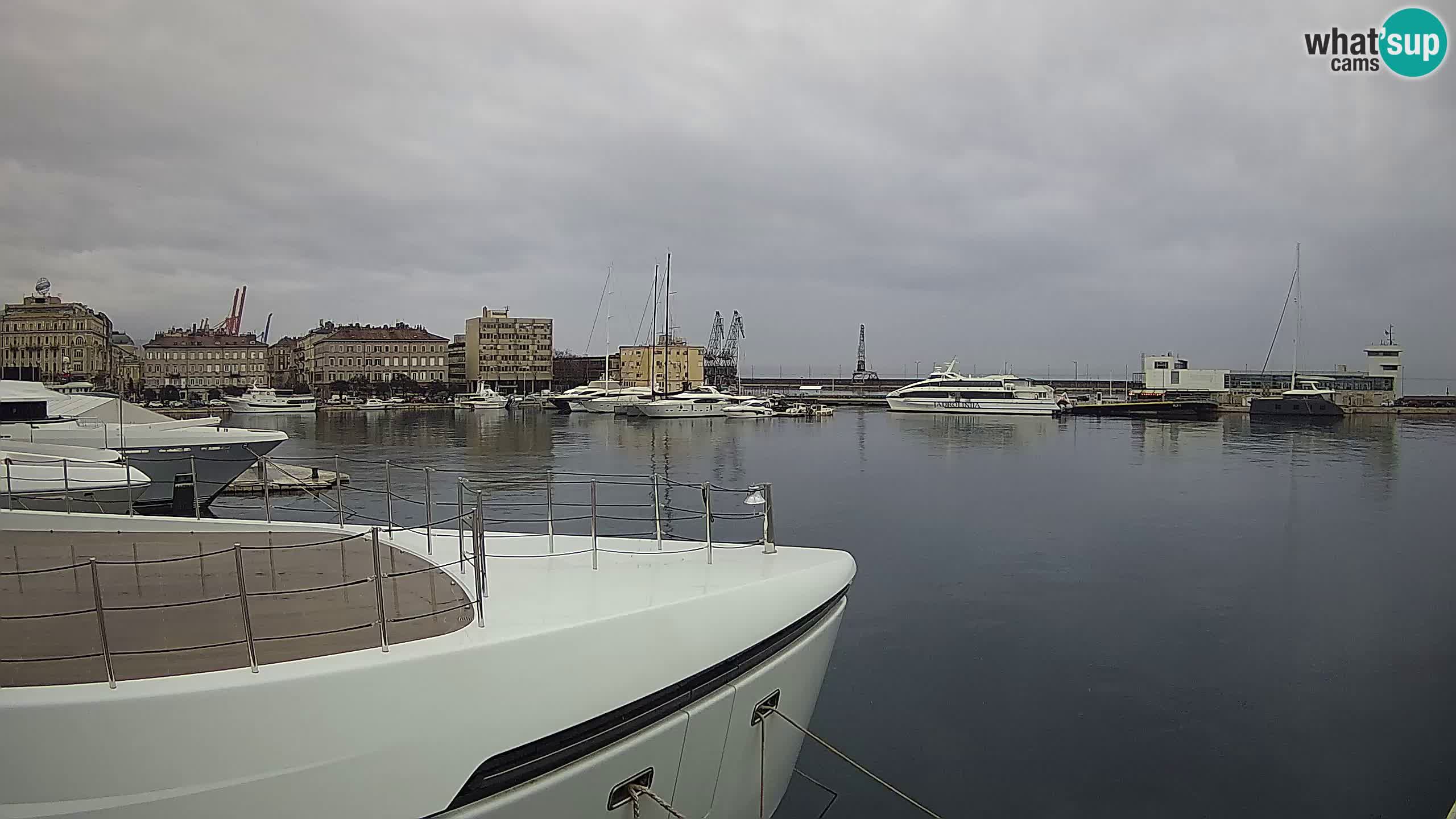 Rijeka – Botel Marina web kamera