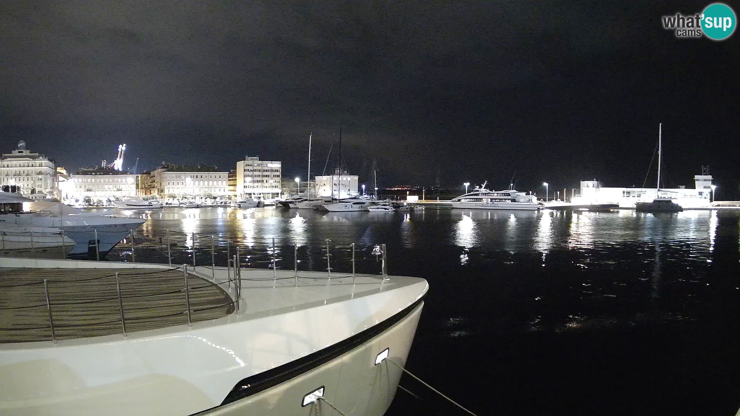 Reka – Botel Marina spletna kamera