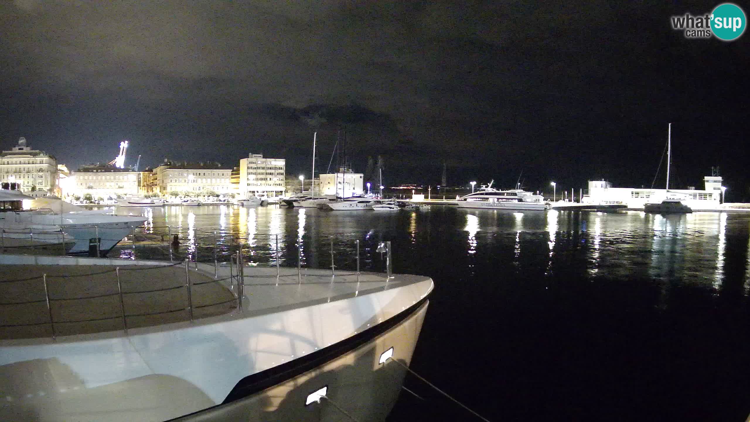 Botel Marina cámara web en vivo Rijeka