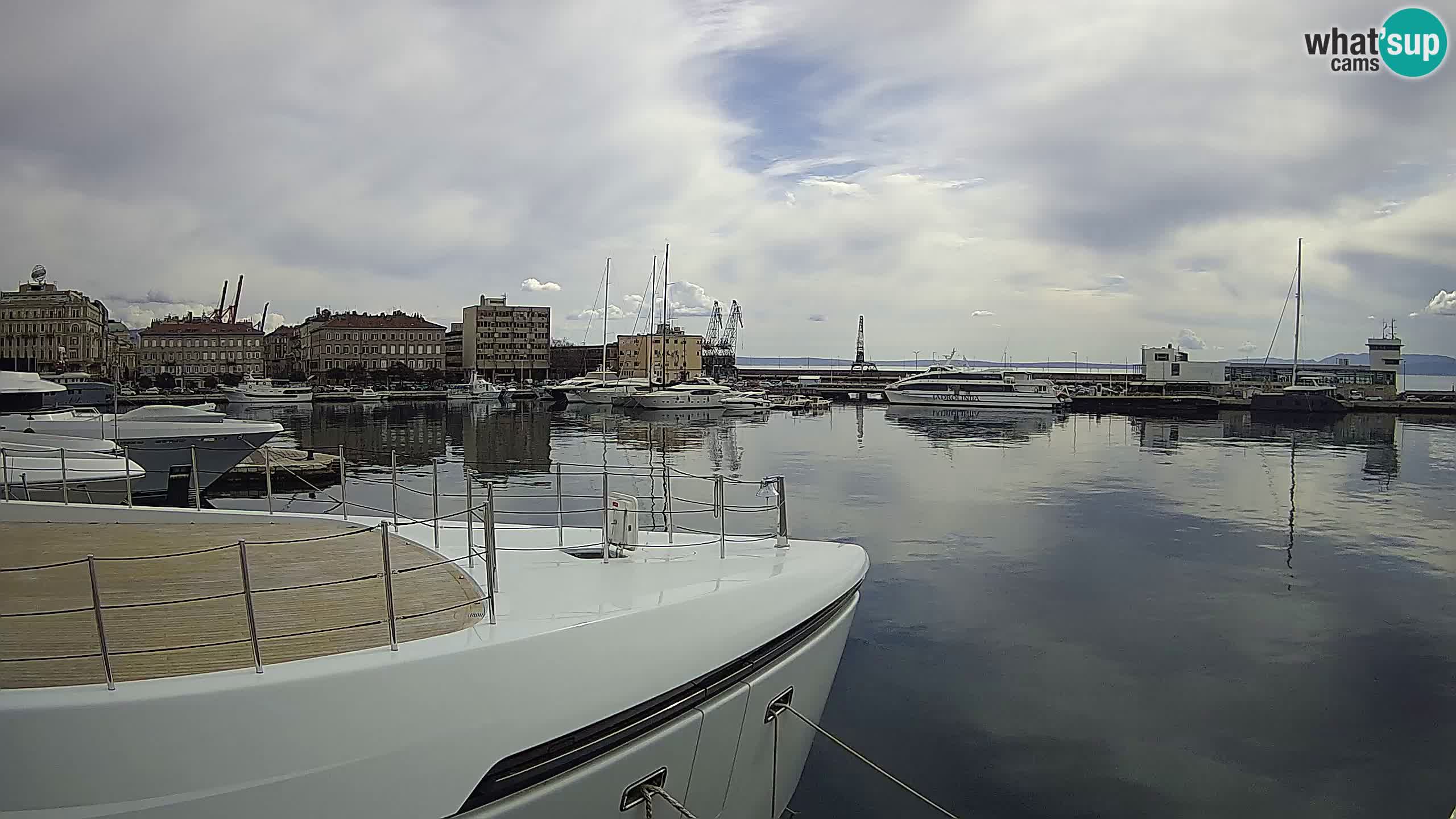 Rijeka – Botel Marina web kamera