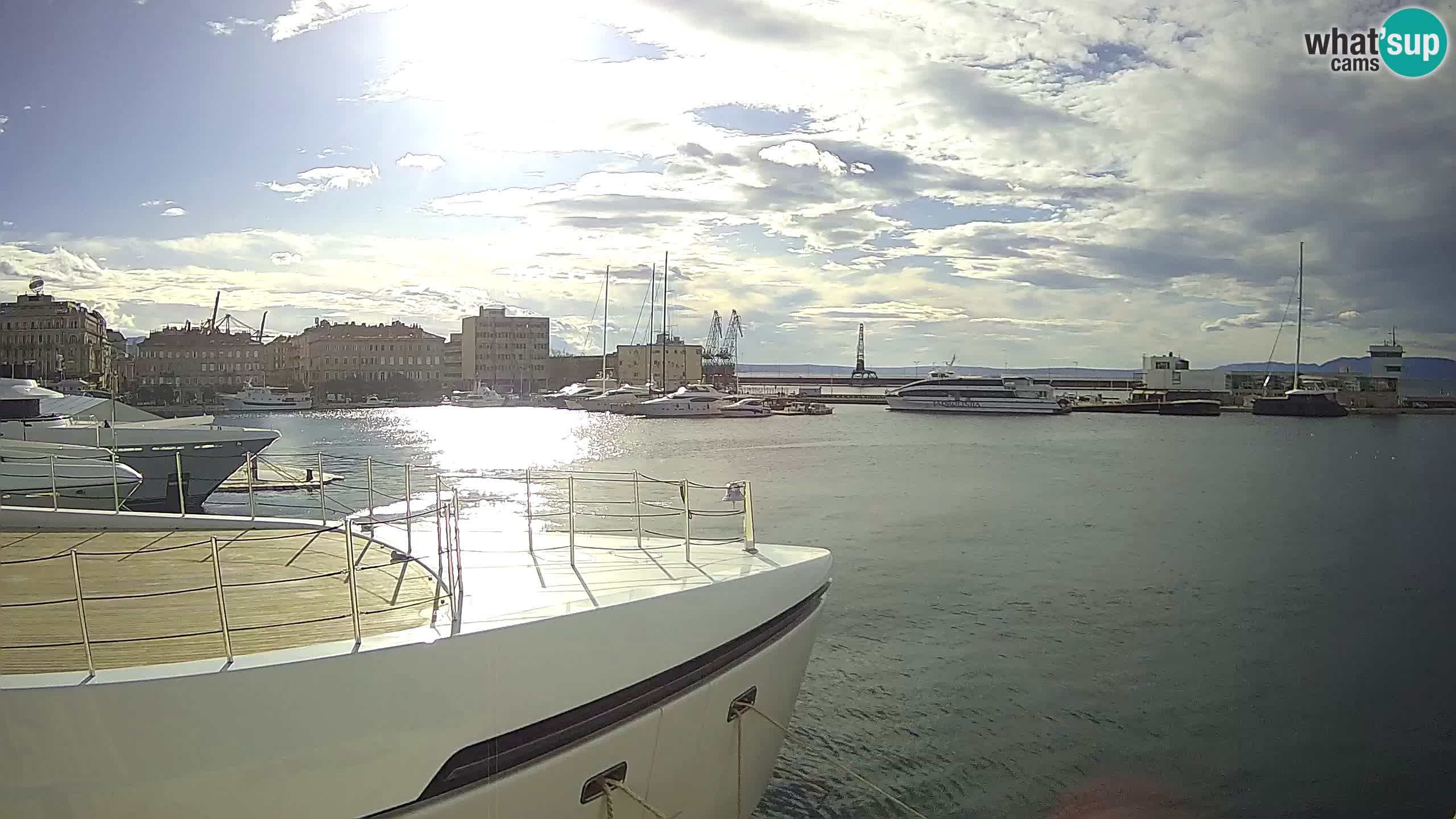 Rijeka – Botel Marina webcam en direct