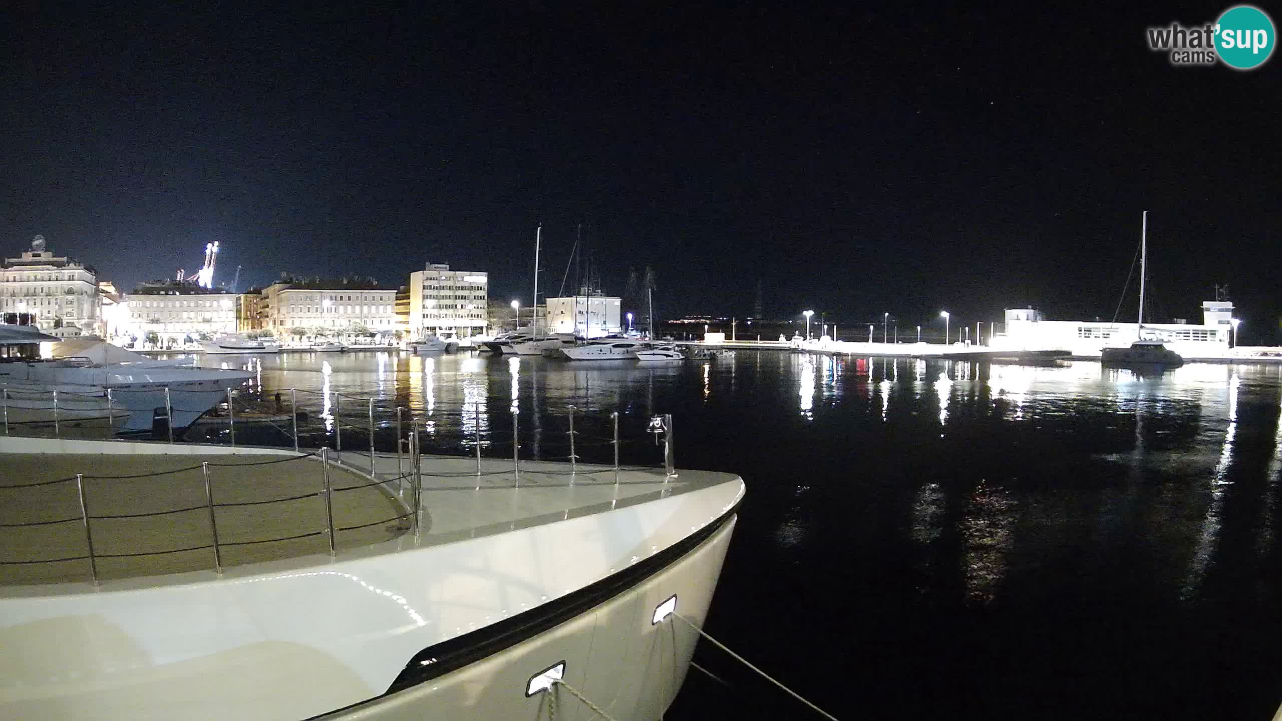 Botel Marina cámara web en vivo Rijeka