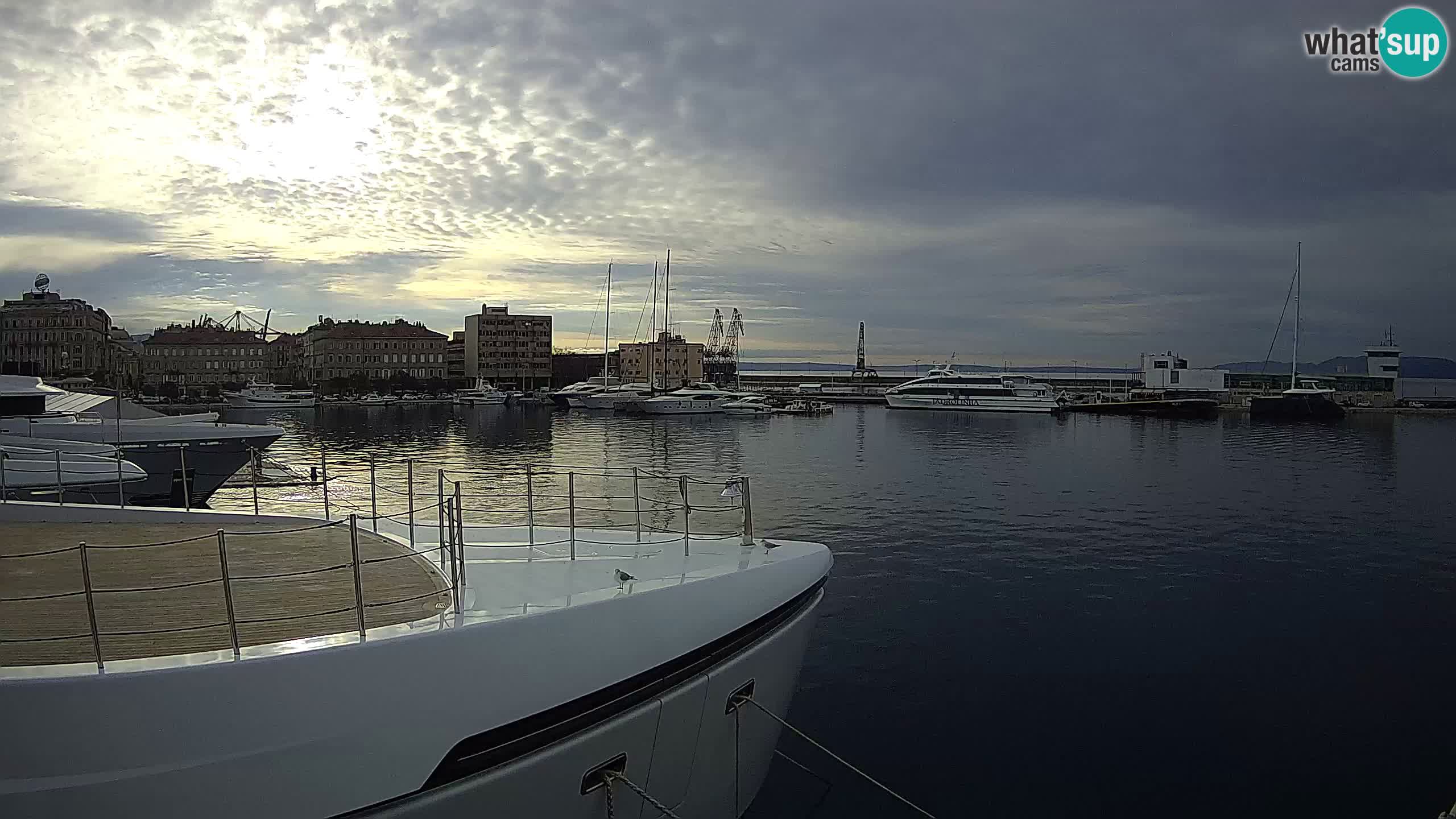 Botel Marina cámara web en vivo Rijeka