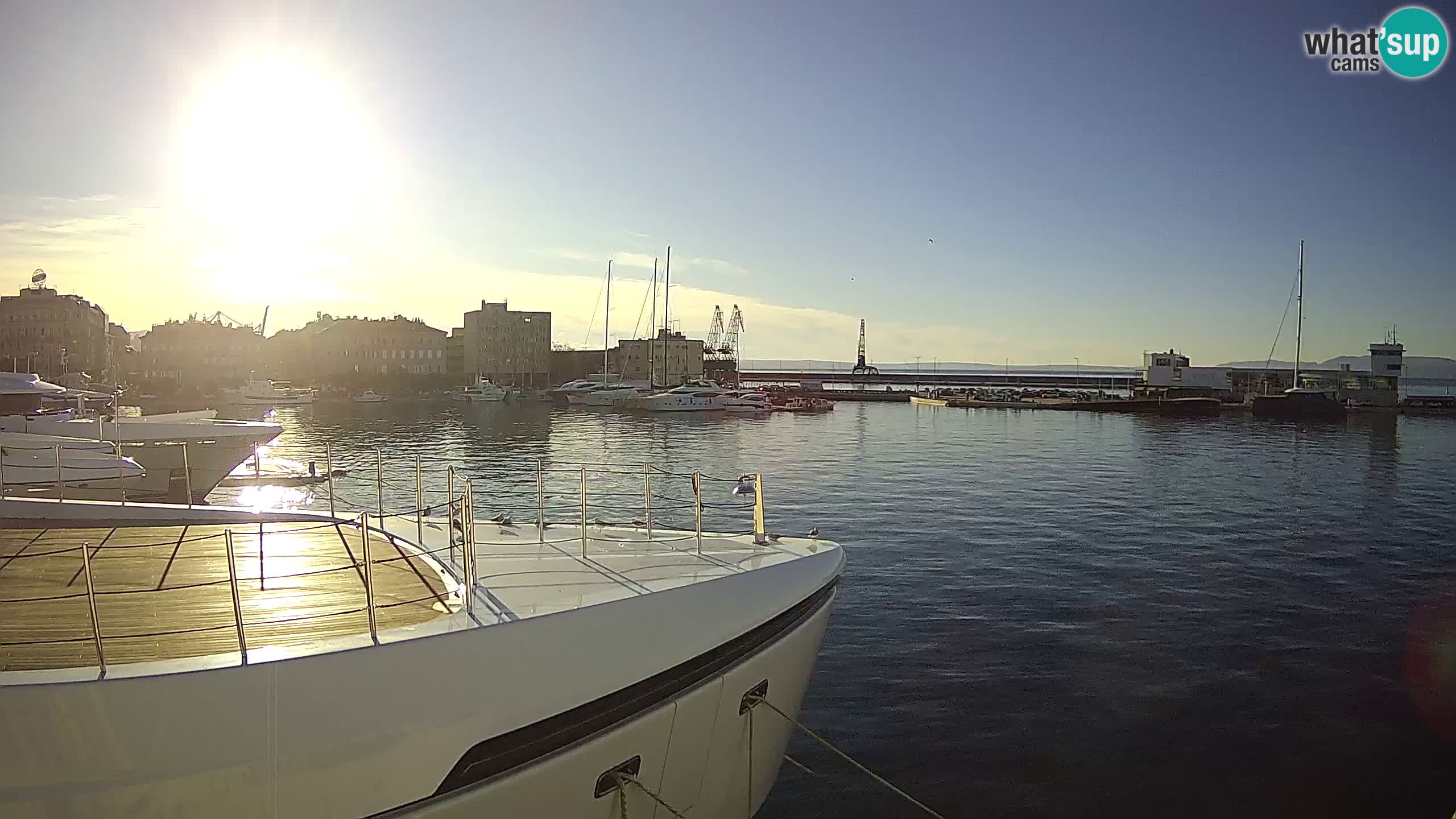 Rijeka – Botel Marina web kamera