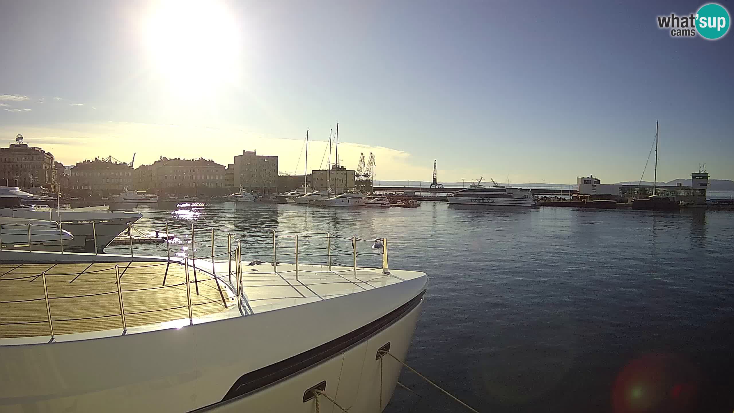 Rijeka – Botel Marina webcam en direct