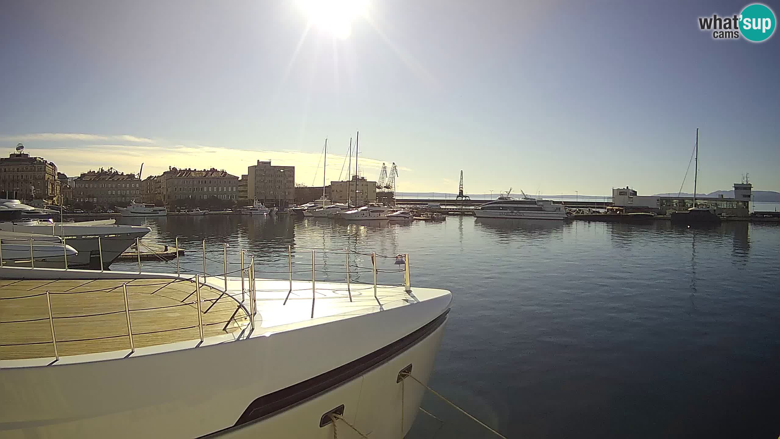 Rijeka – Botel Marina webcam en direct