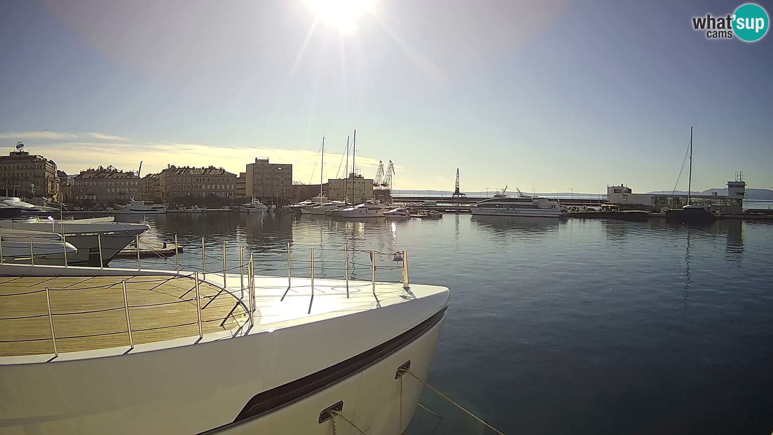 Rijeka – Botel Marina web kamera