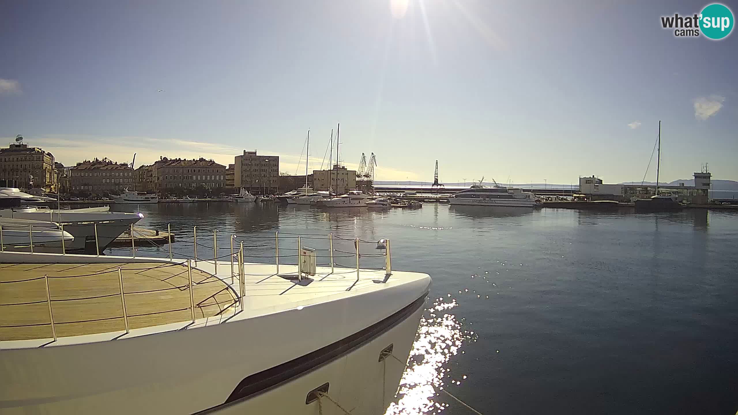 Rijeka – Botel Marina webcam en direct