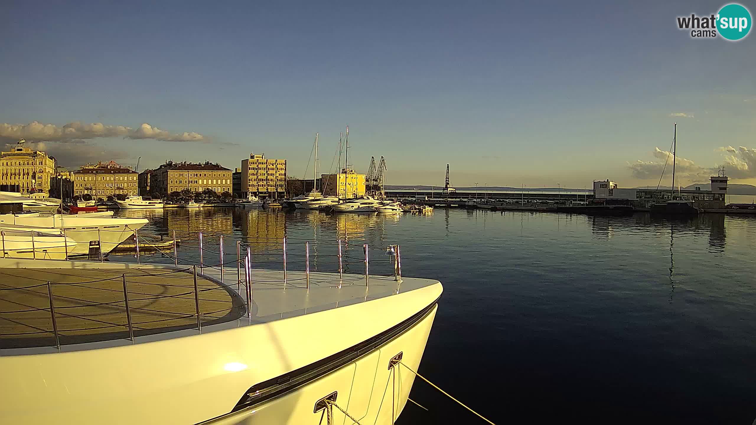 Rijeka – Botel Marina webcam en direct