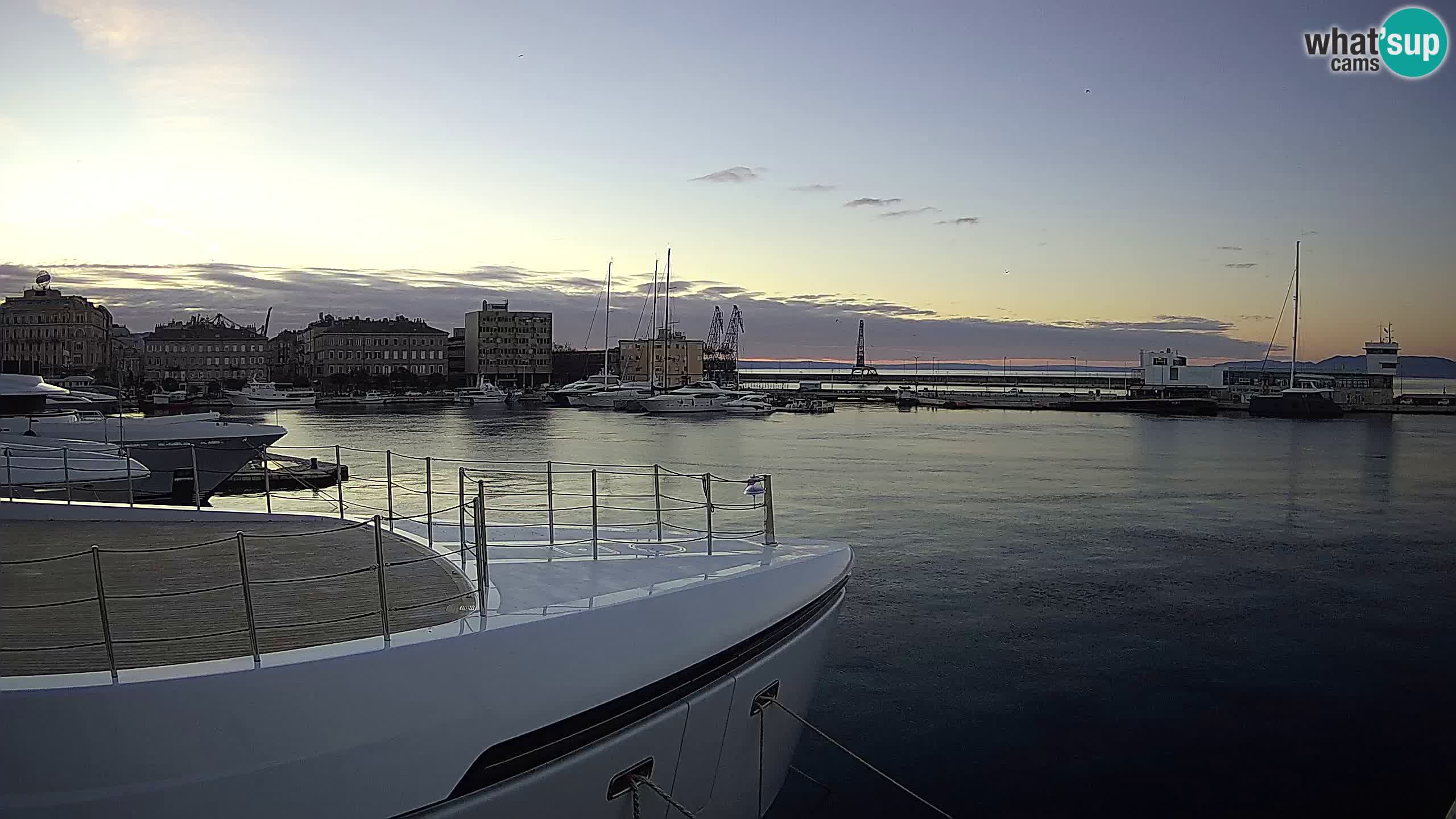 Rijeka – Botel Marina webcam en direct