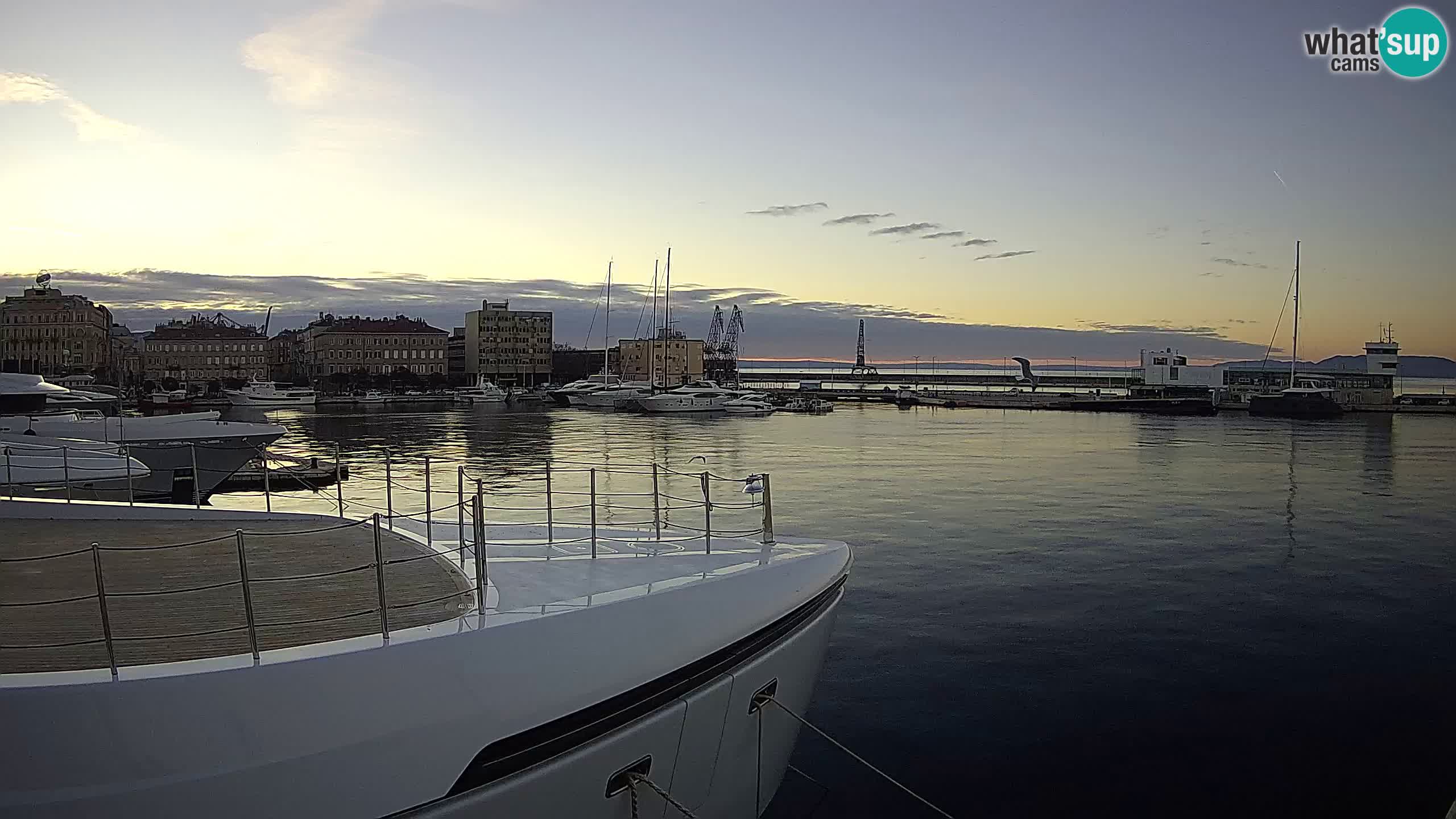 Botel Marina cámara web en vivo Rijeka