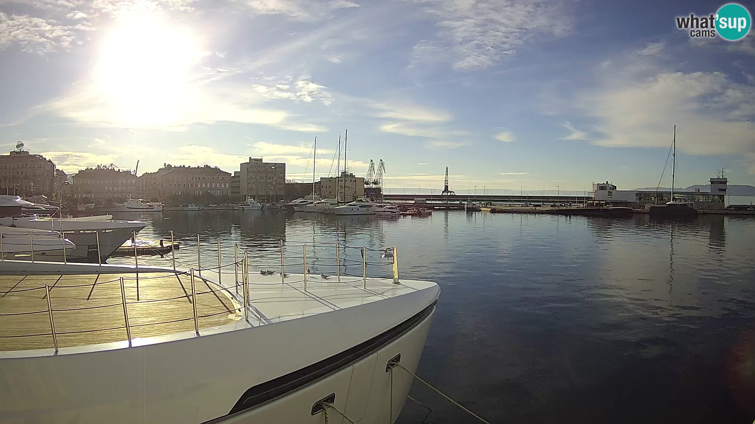 Rijeka – Botel Marina webcam en direct