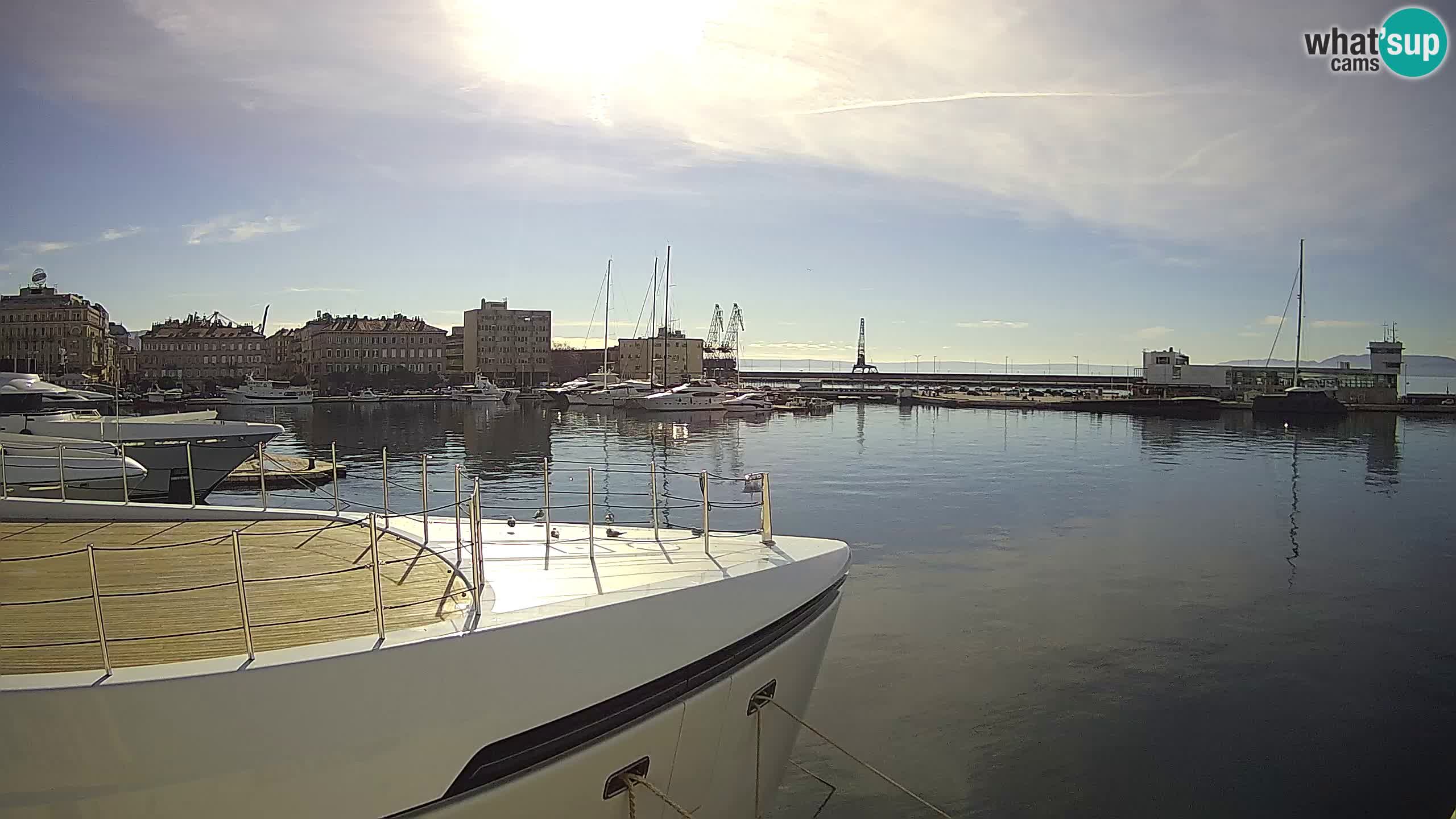 Rijeka – Botel Marina web kamera