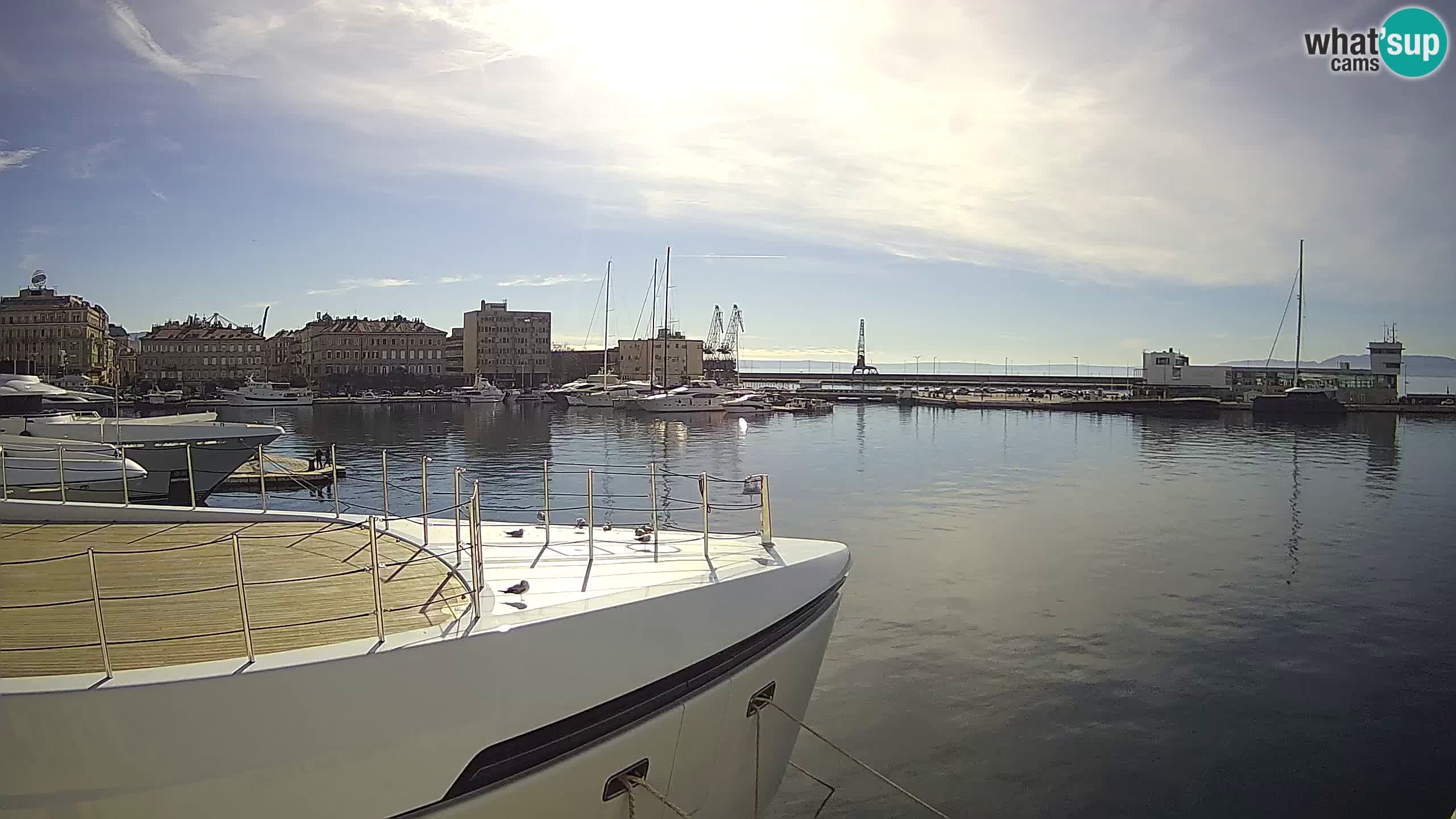 Reka – Botel Marina spletna kamera