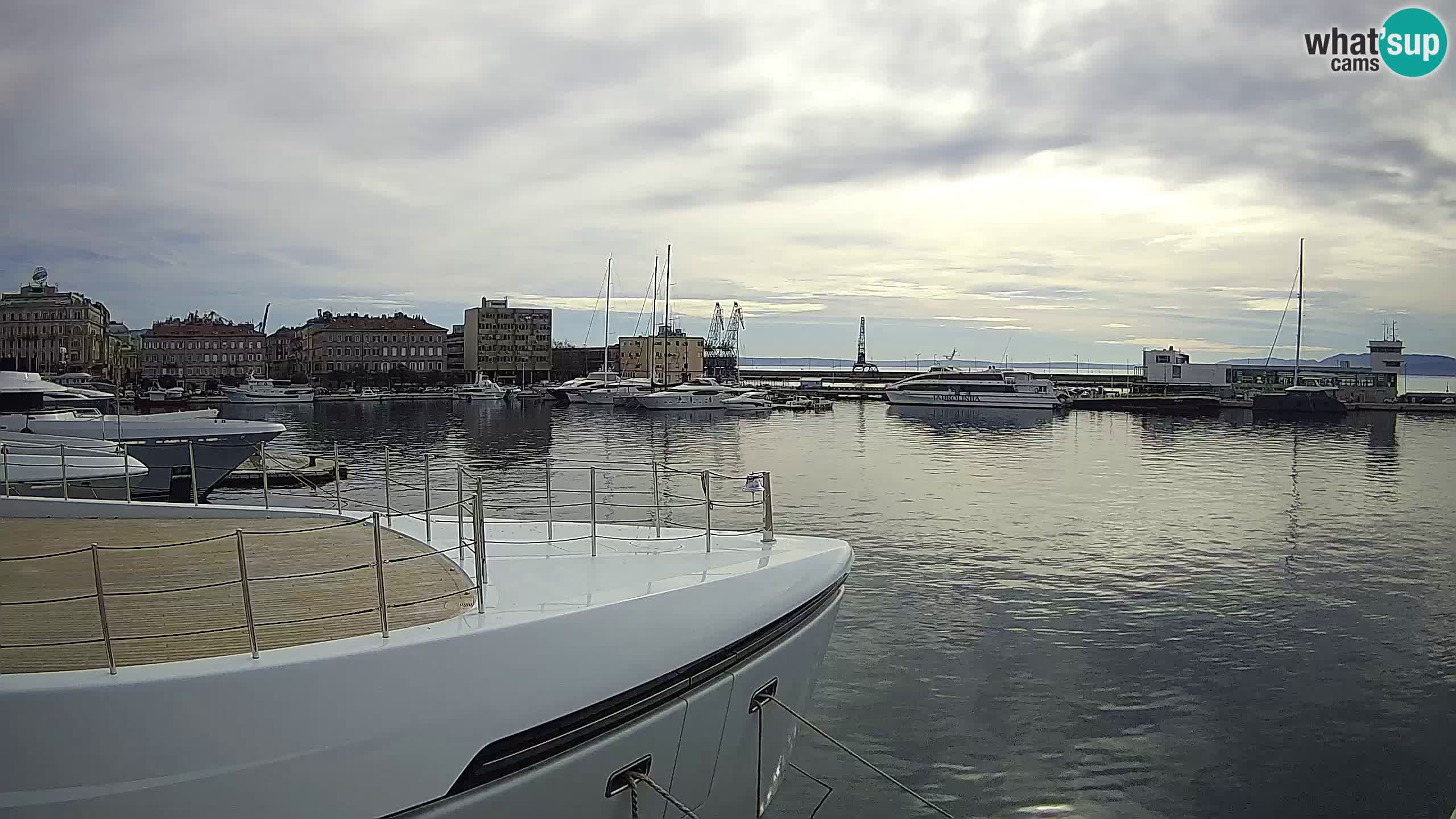 Rijeka – Botel Marina webcam en direct