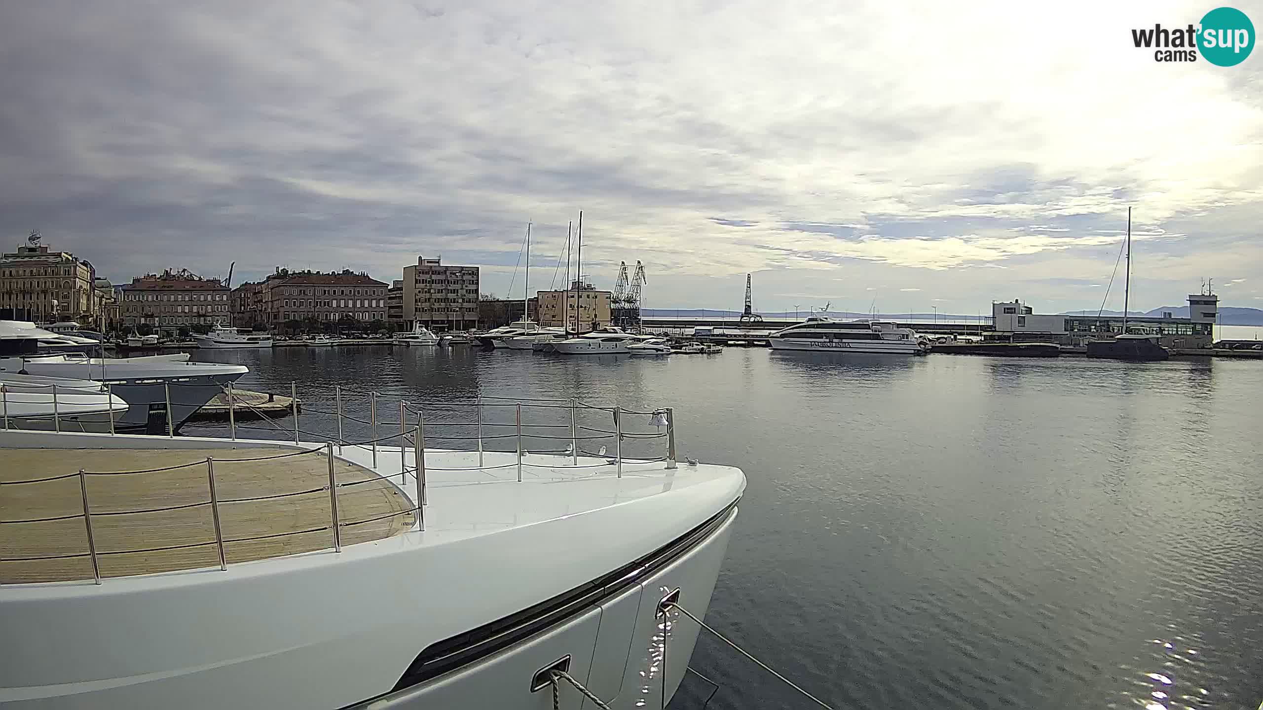 Rijeka – Botel Marina web kamera