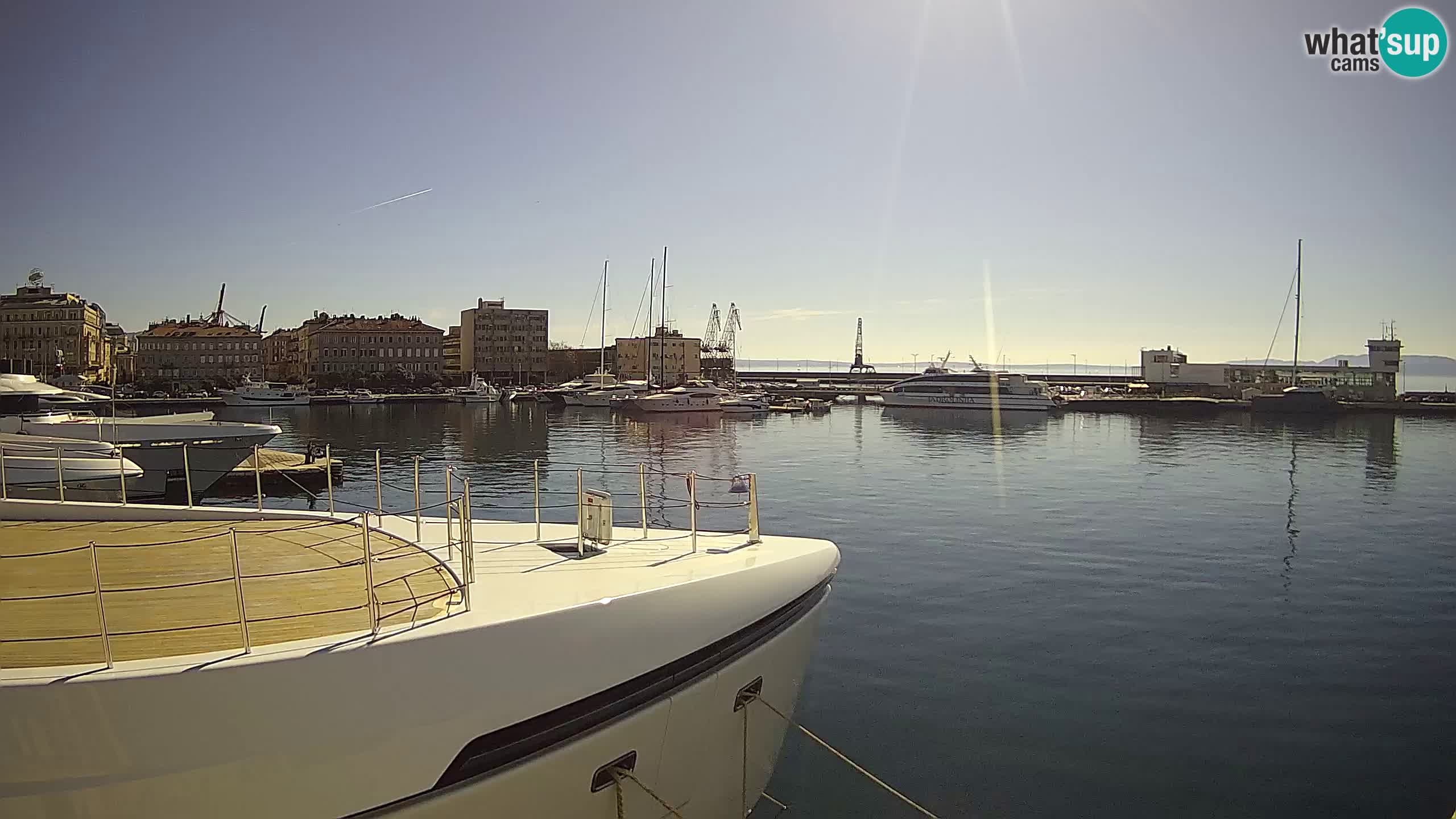 Rijeka – Botel Marina webcam en direct