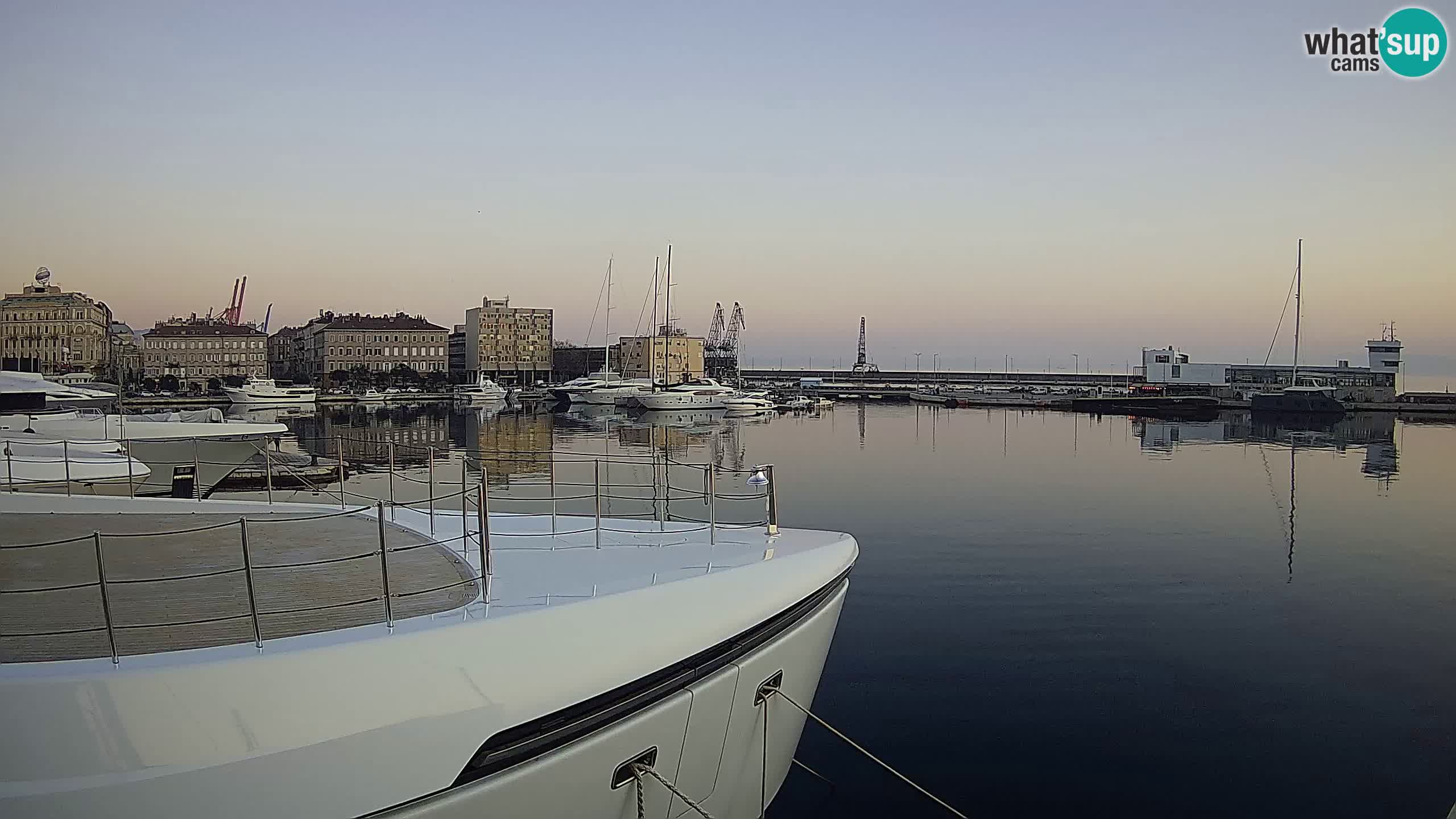 Rijeka – Botel Marina webcam en direct