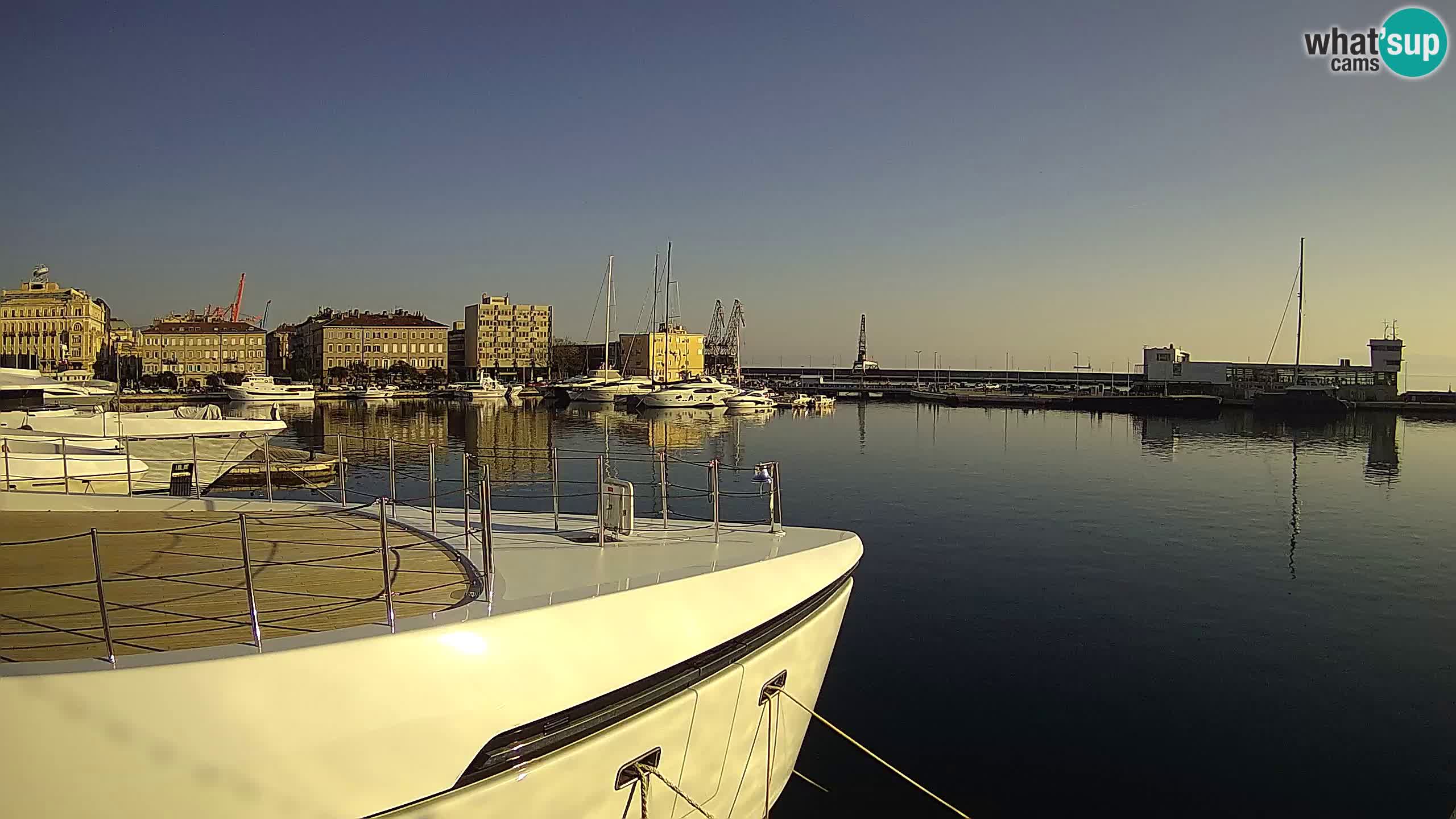 Rijeka – Botel Marina webcam en direct