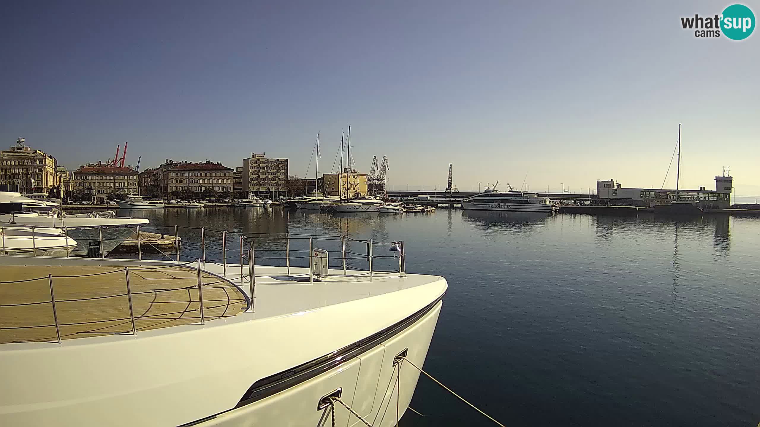 Rijeka – Botel Marina webcam en direct