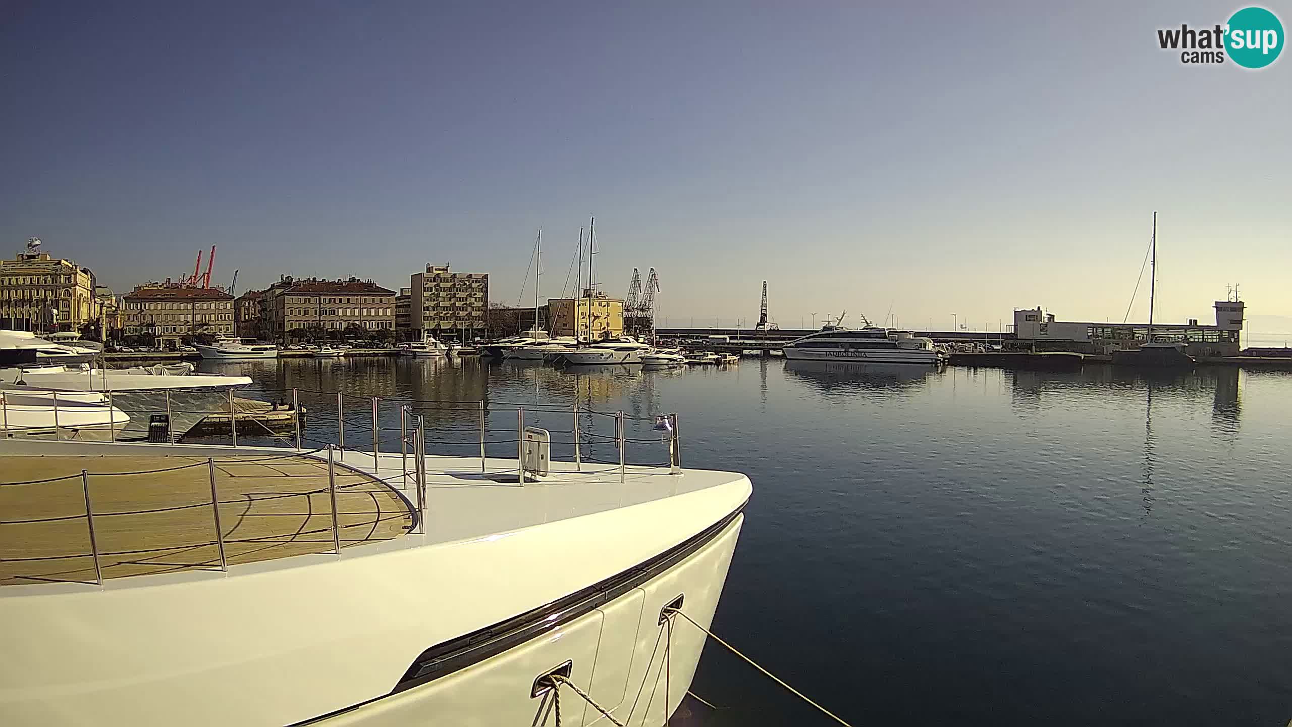 Rijeka – Botel Marina webcam en direct