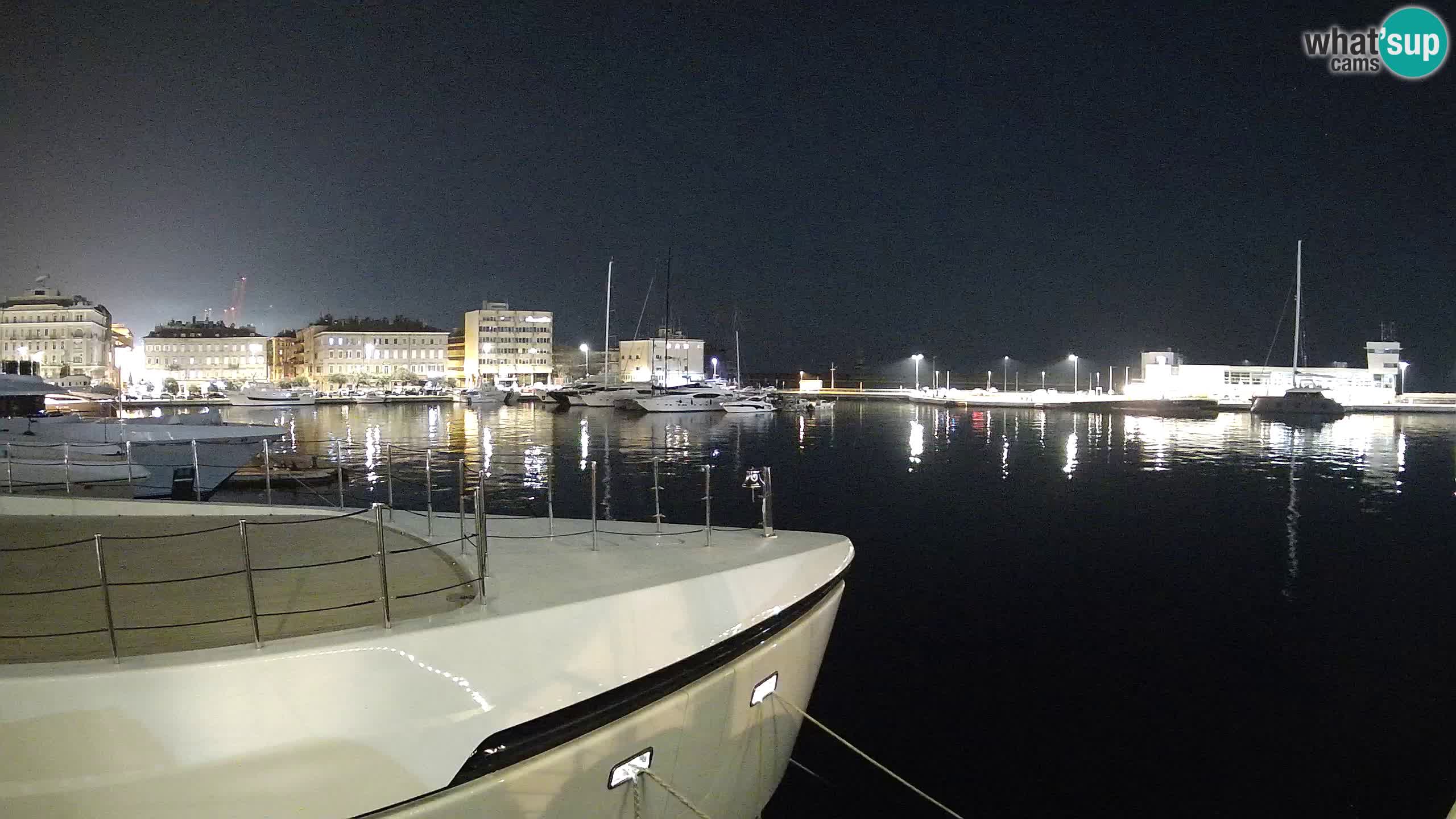 Reka – Botel Marina spletna kamera