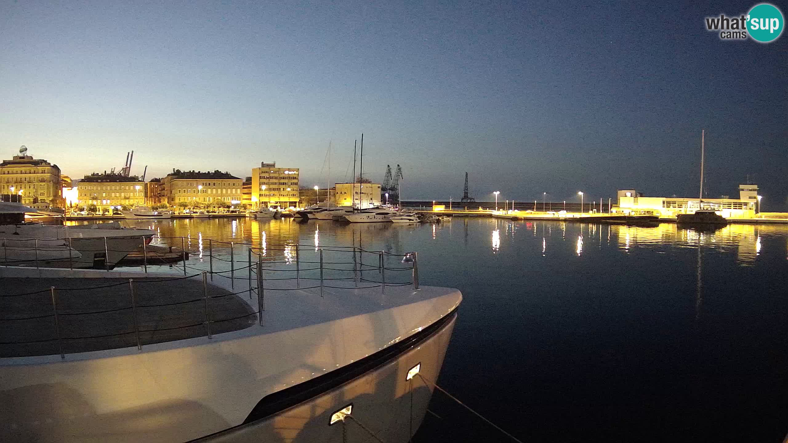 Rijeka – Botel Marina webcam en direct